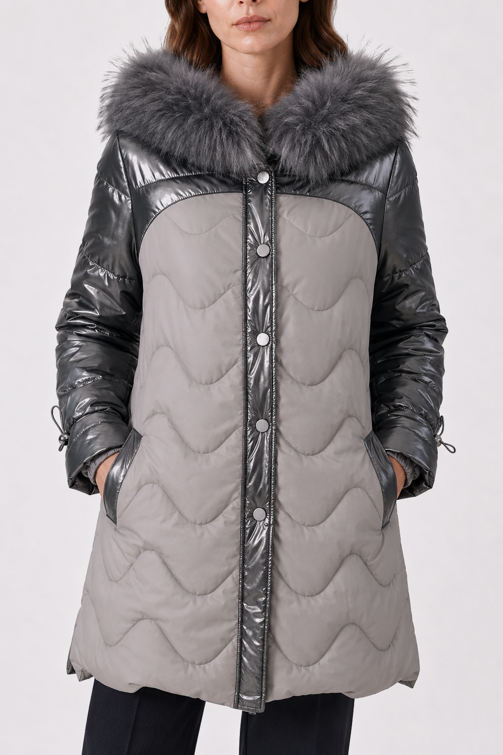 Parka Acolchada Sira Piedra