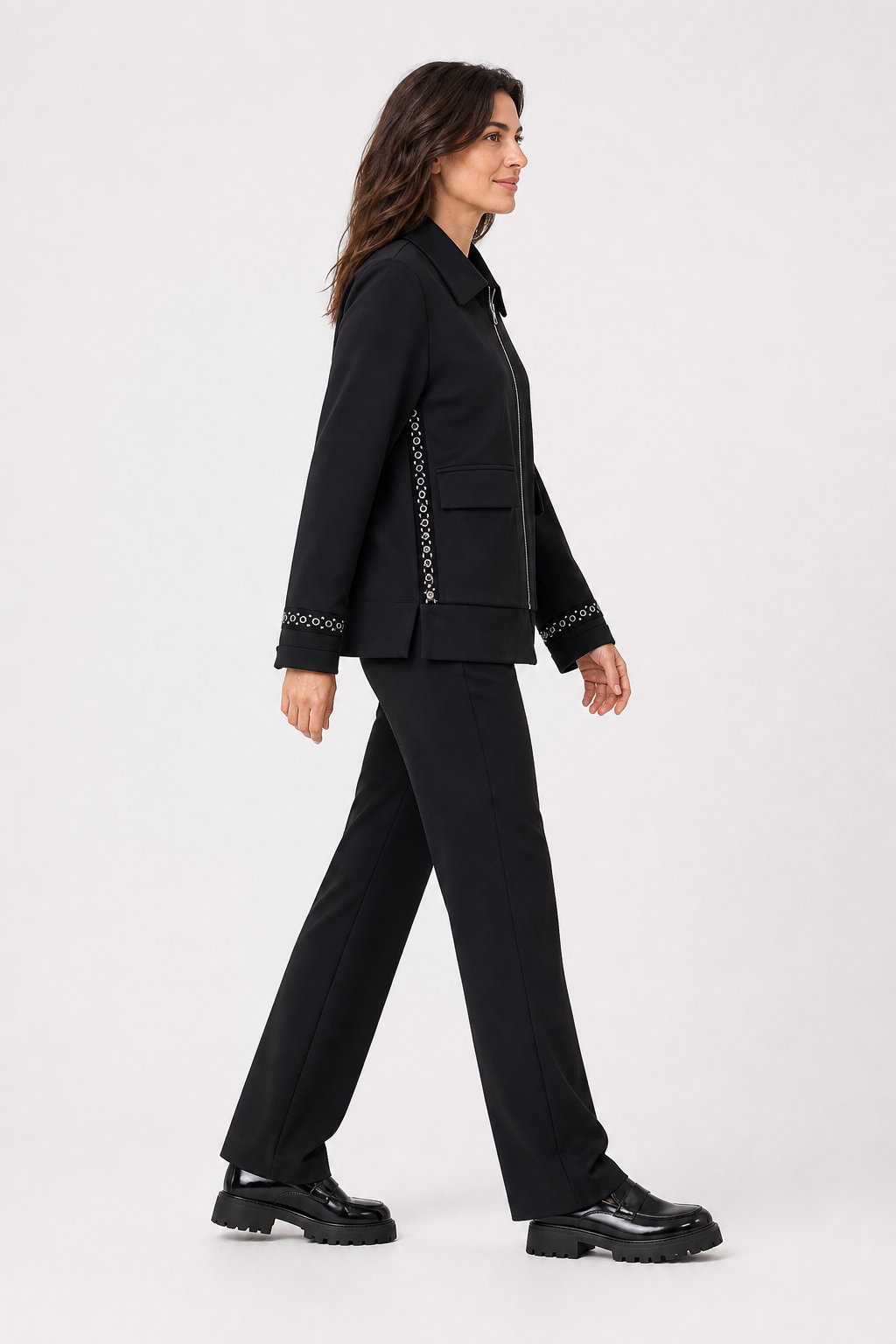 Pantalón Tachuelas Negro