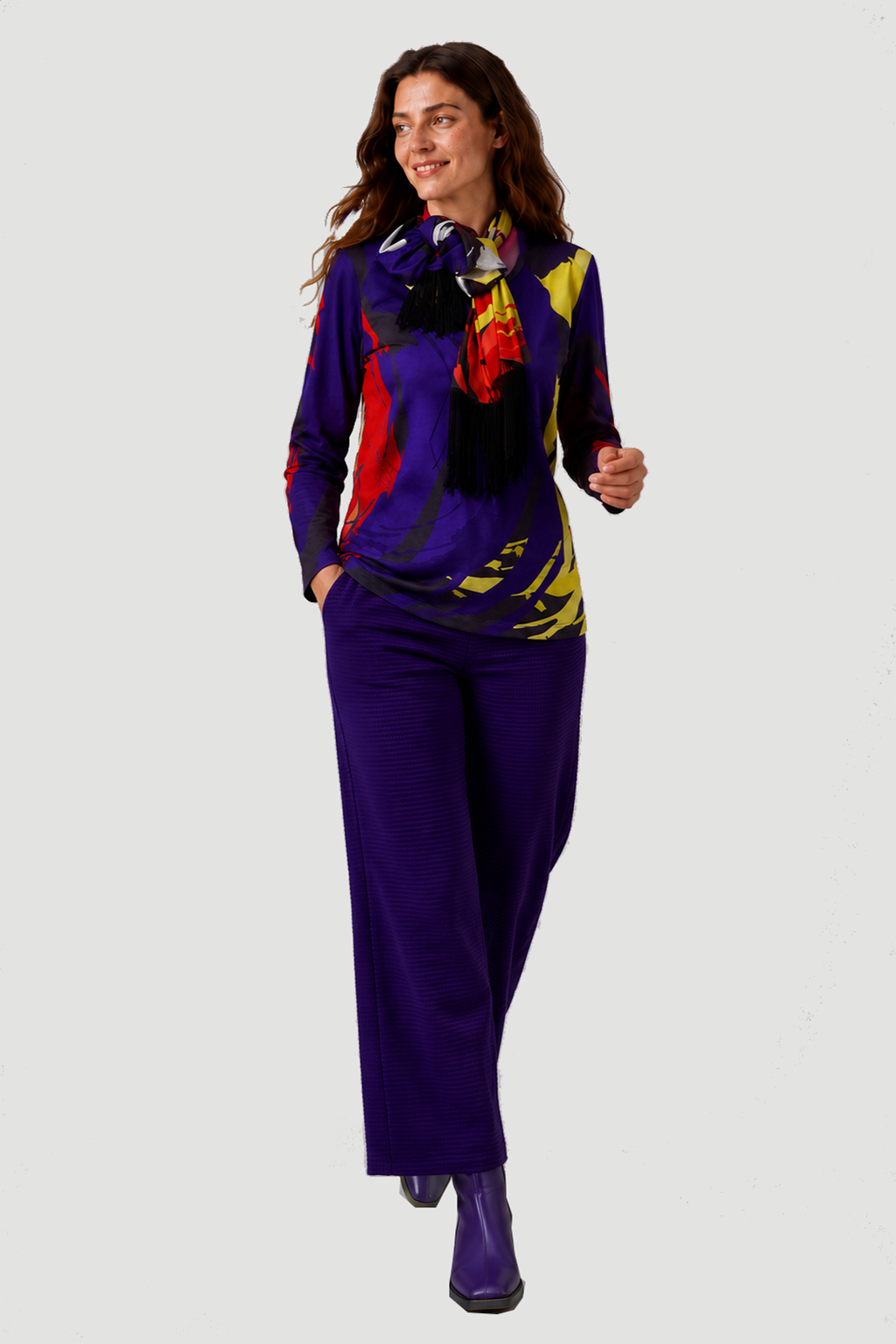 Pantalón Paula Morado
