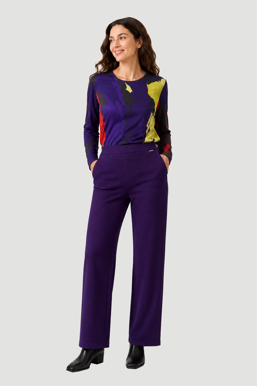 Pantalón Paula Morado