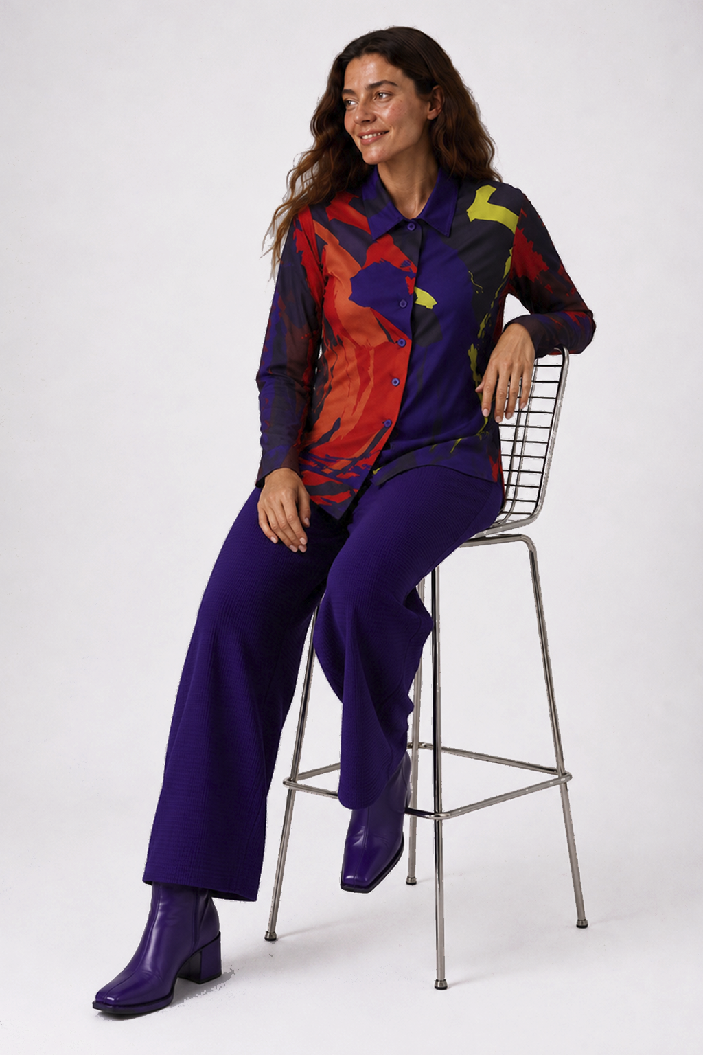 Camisa Chaqueta Balbina Multicolor