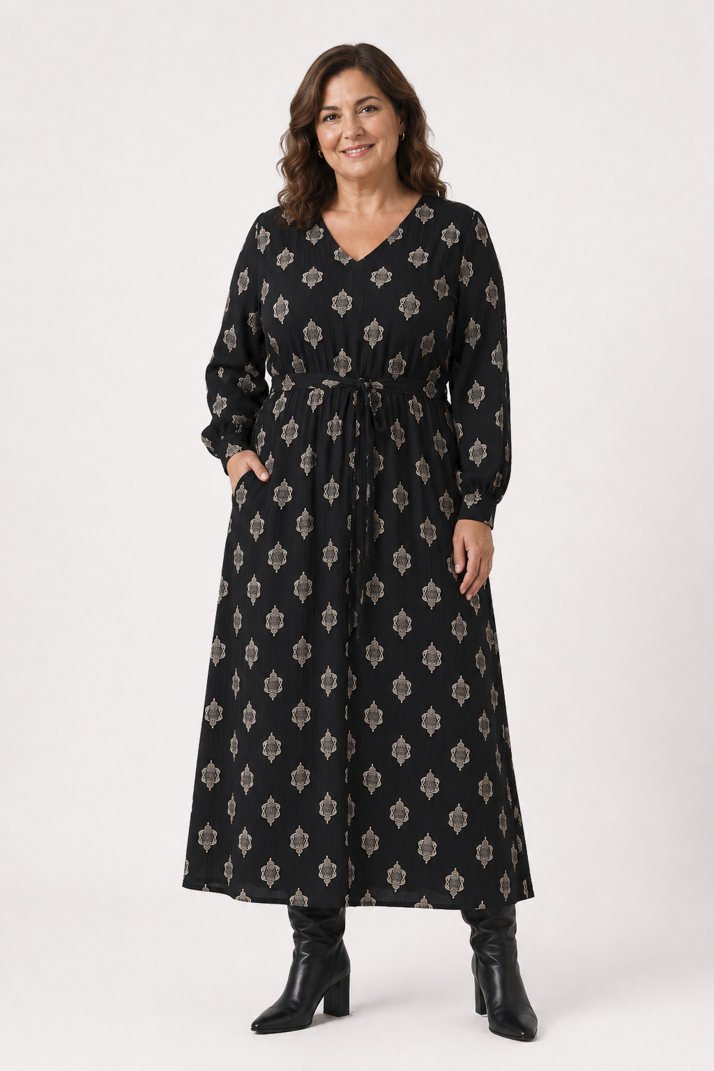 Vestido Lazo Zoe Negro