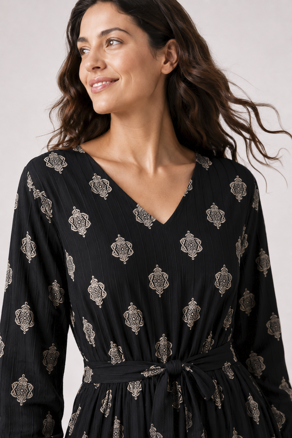 Vestido Lazo Zoe Negro