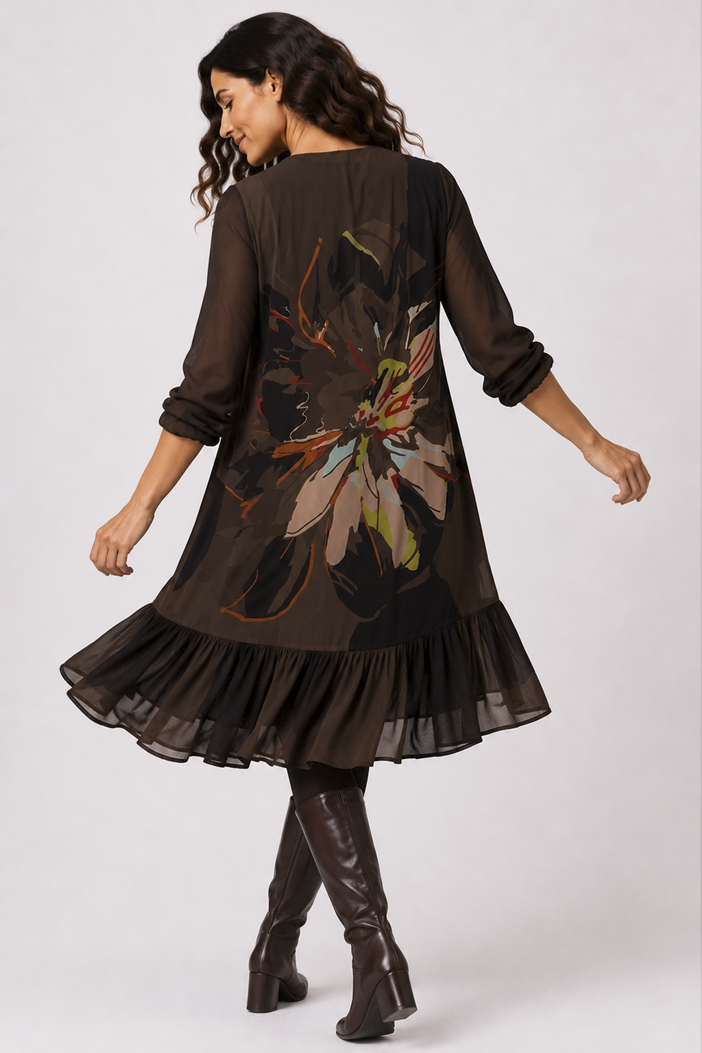 Vestido Carlota Kaki