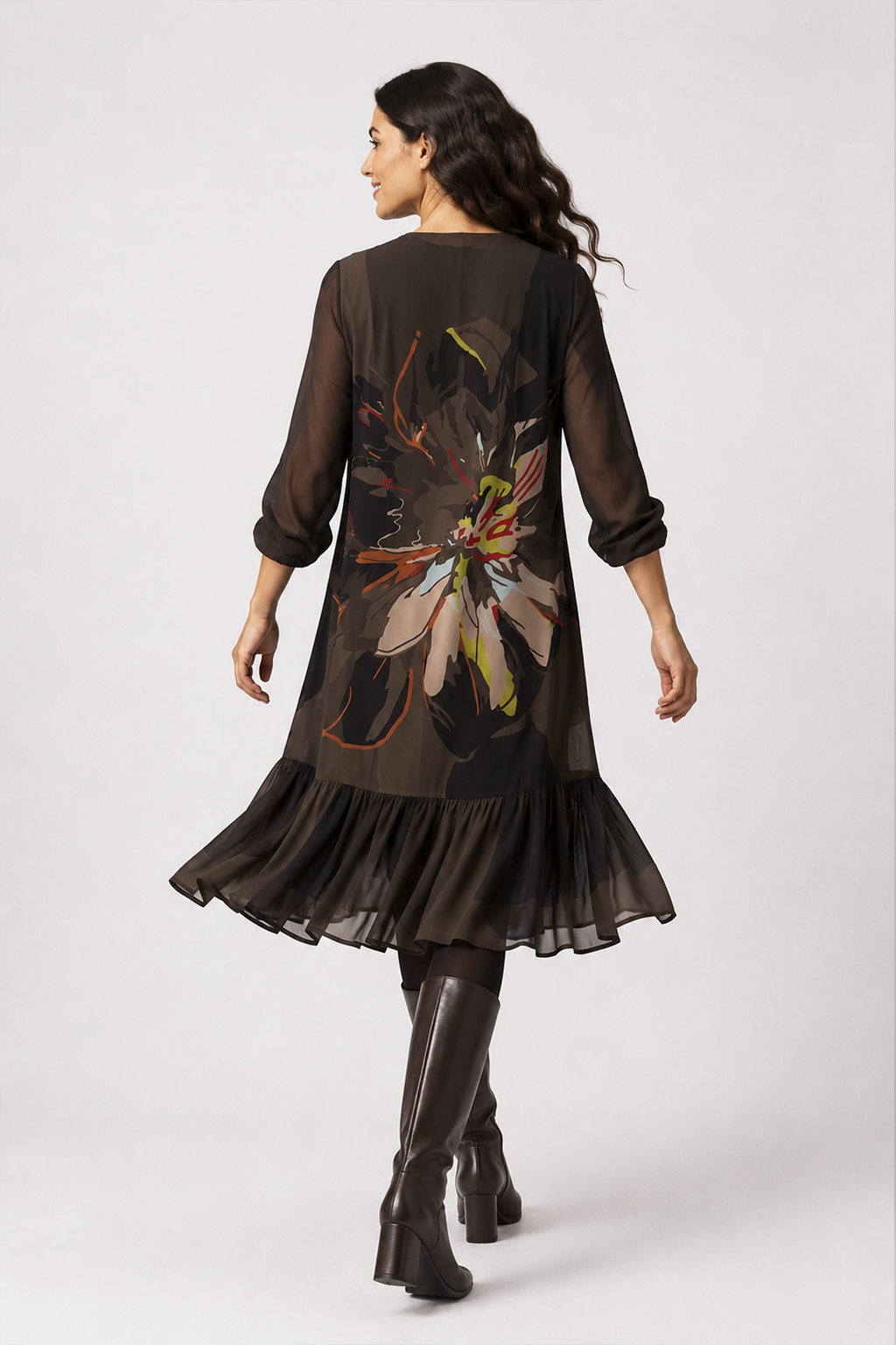 Vestido Carlota Kaki