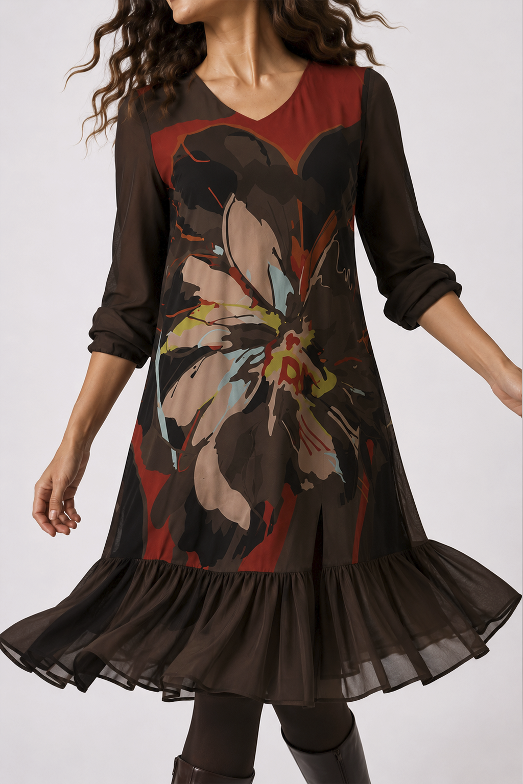 Vestido Carlota Kaki