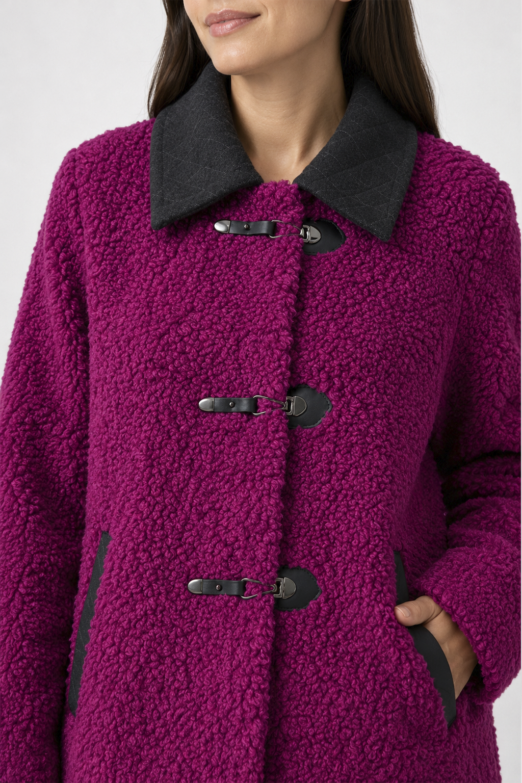 Parka Corta Sibila Fucsia