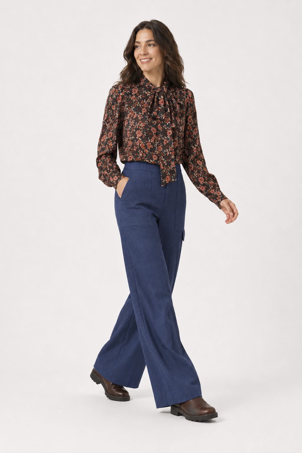 Pantalón Denim Sibila Azul