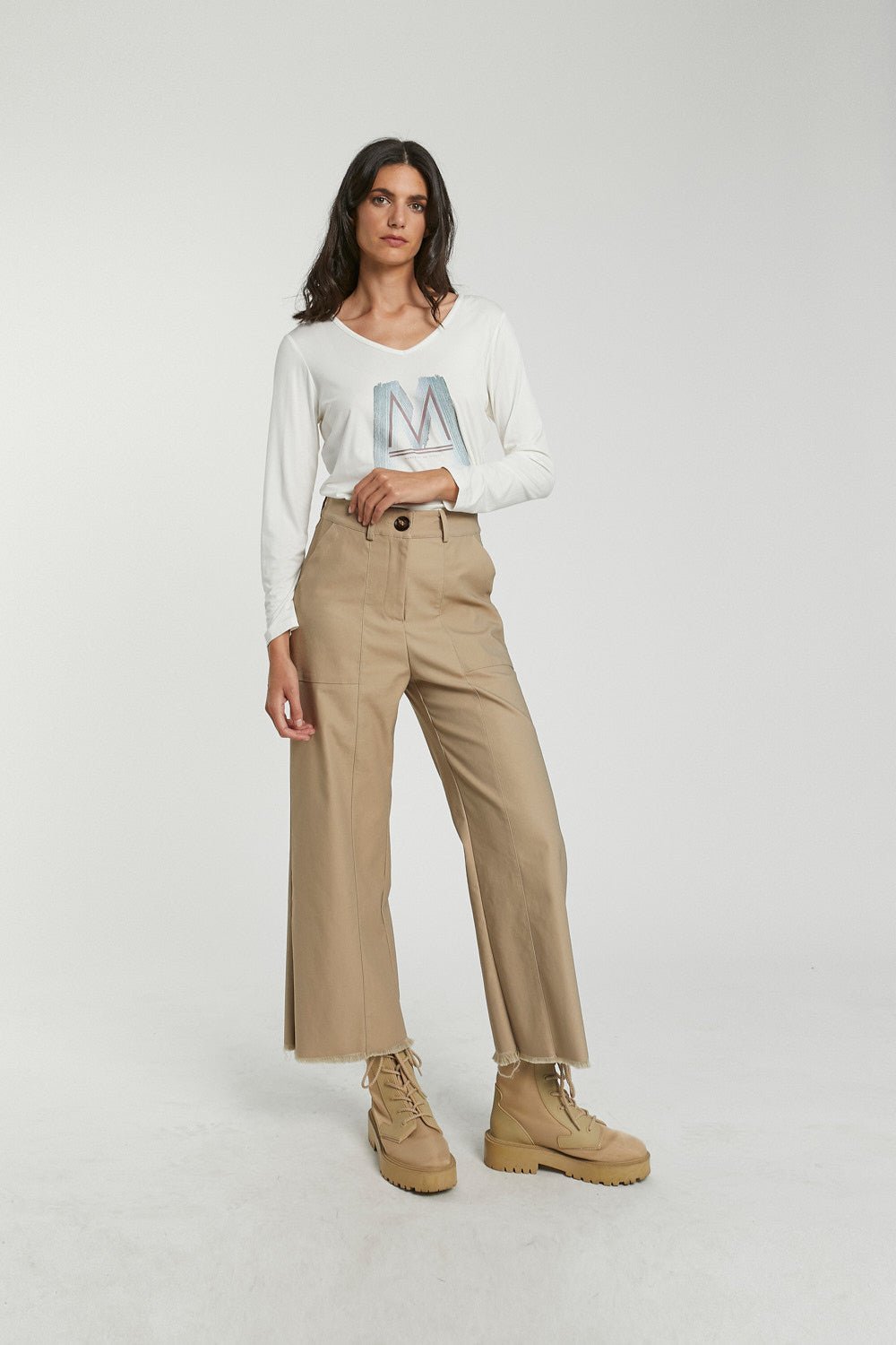 Camiseta Marlene Azul - Mercedes de Miguel