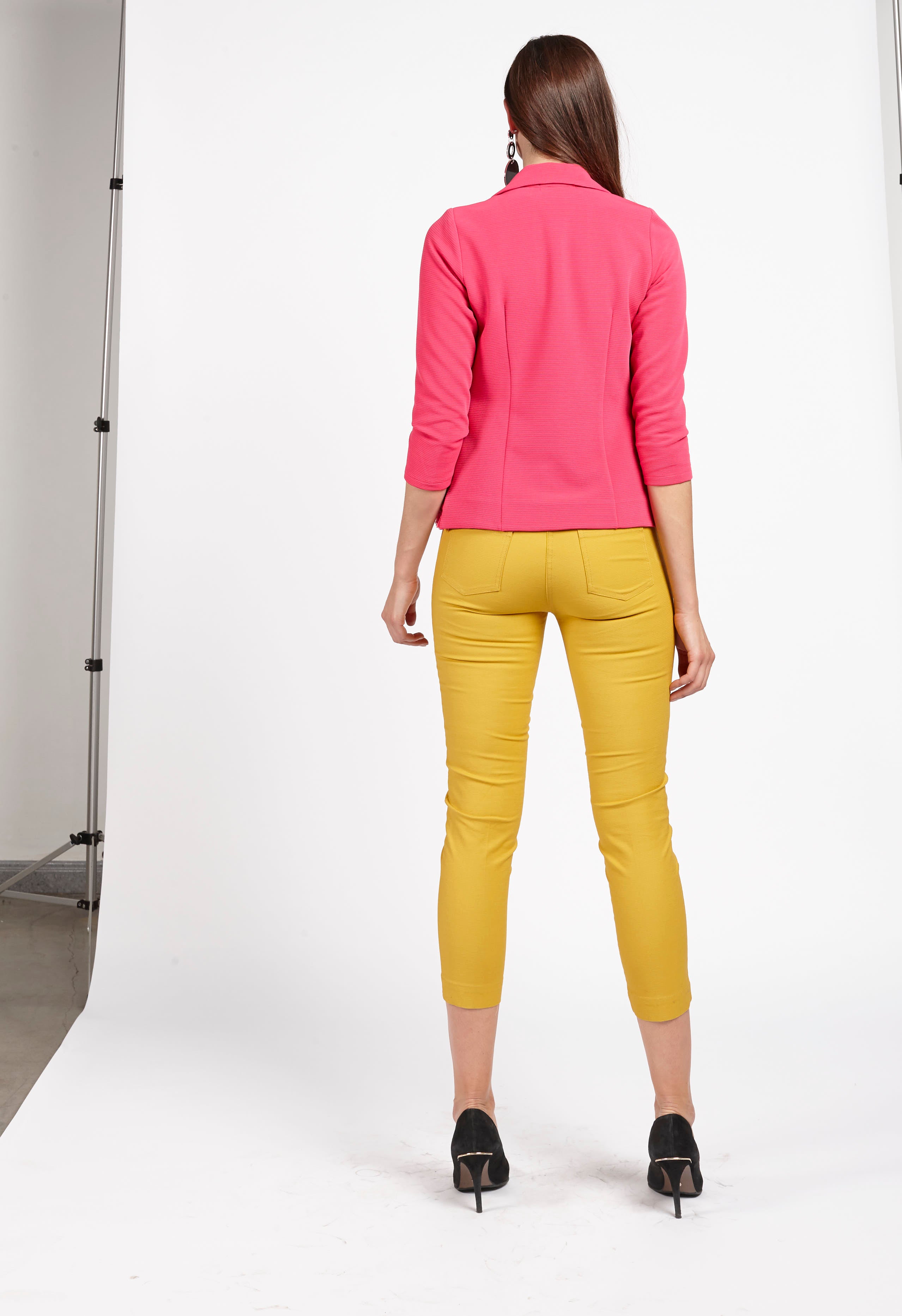 BLASER FLECOS Fucsia