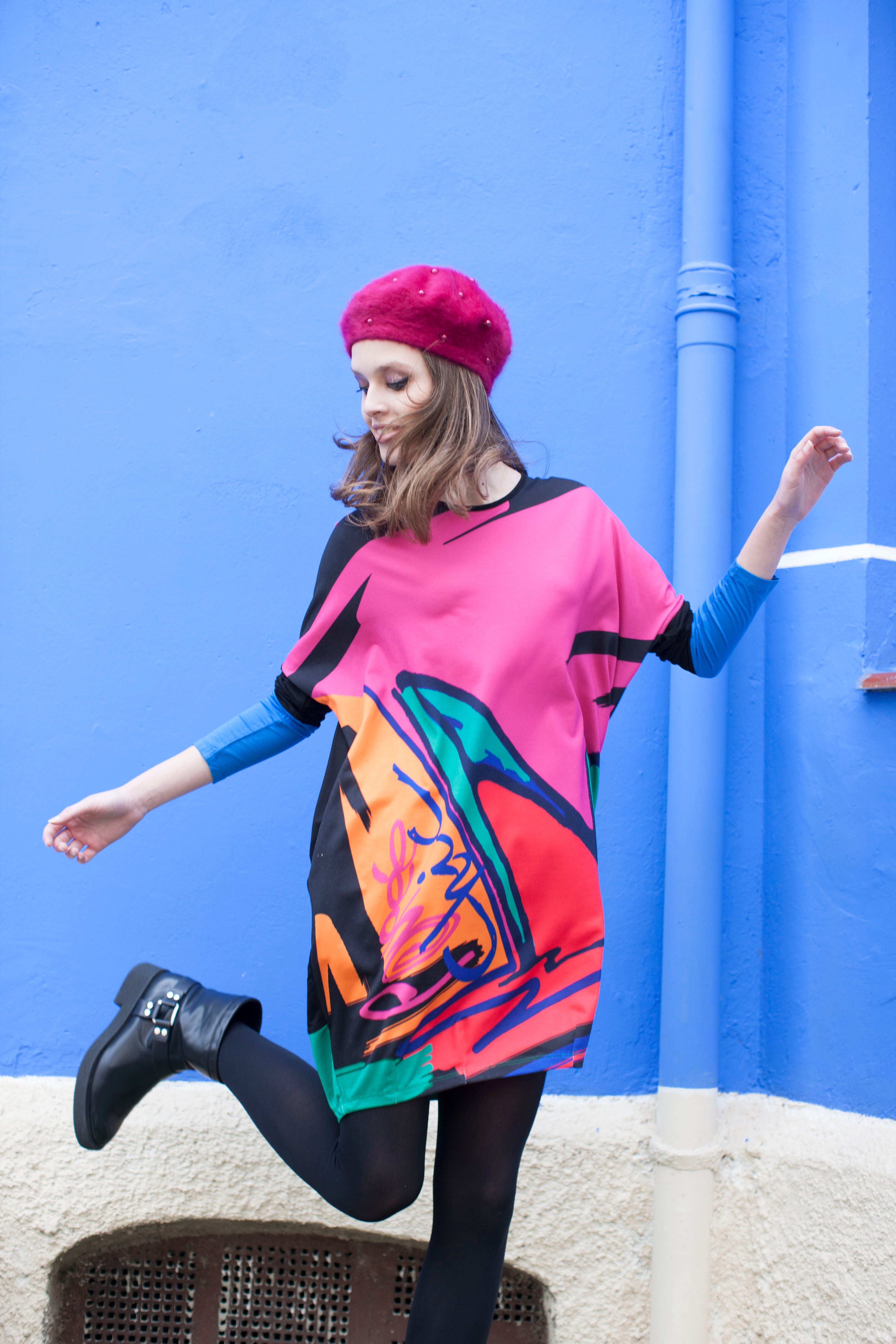 VESTIDO RUNA PRINT Multicolor