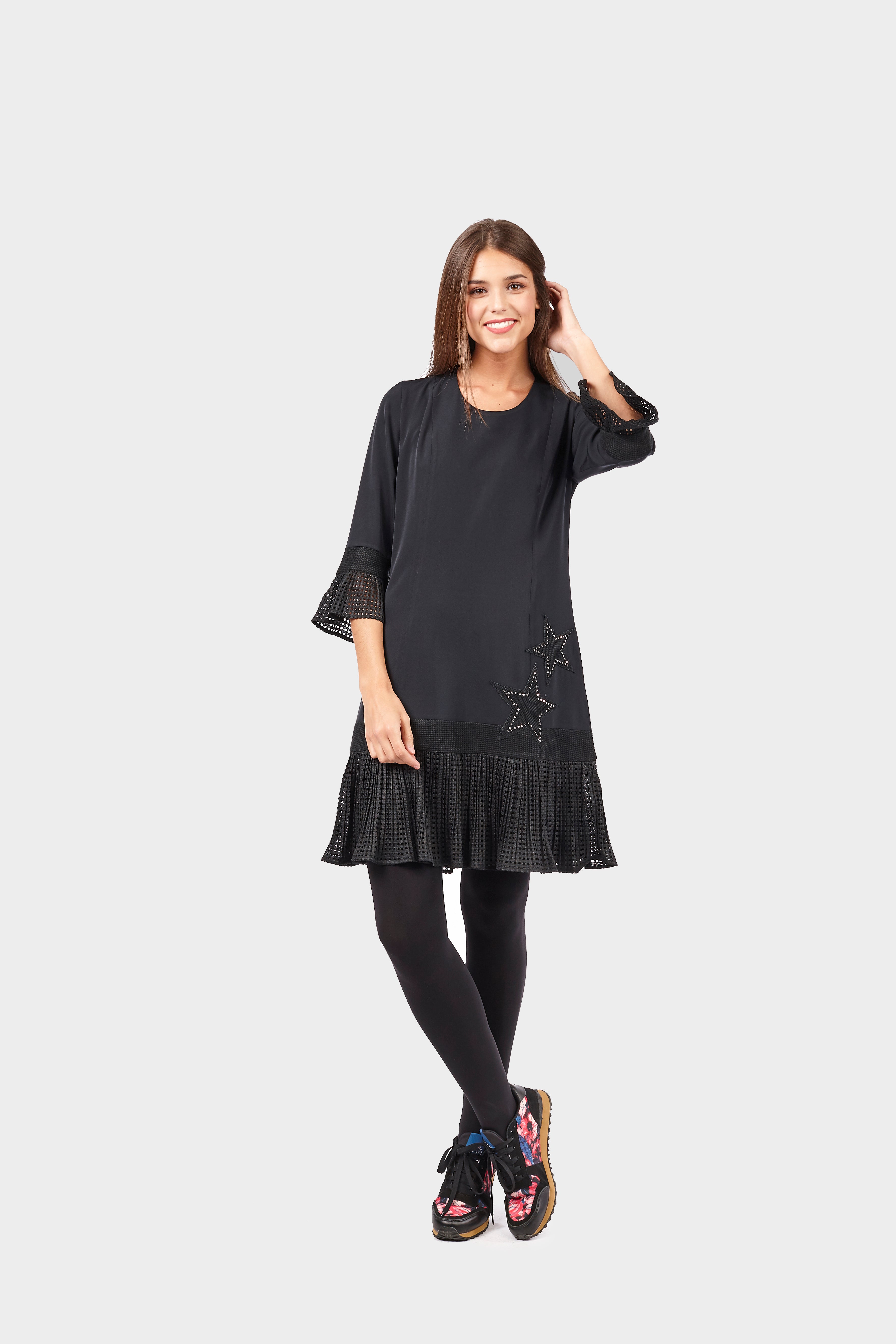 VESTIDO BLACK STAR Negro