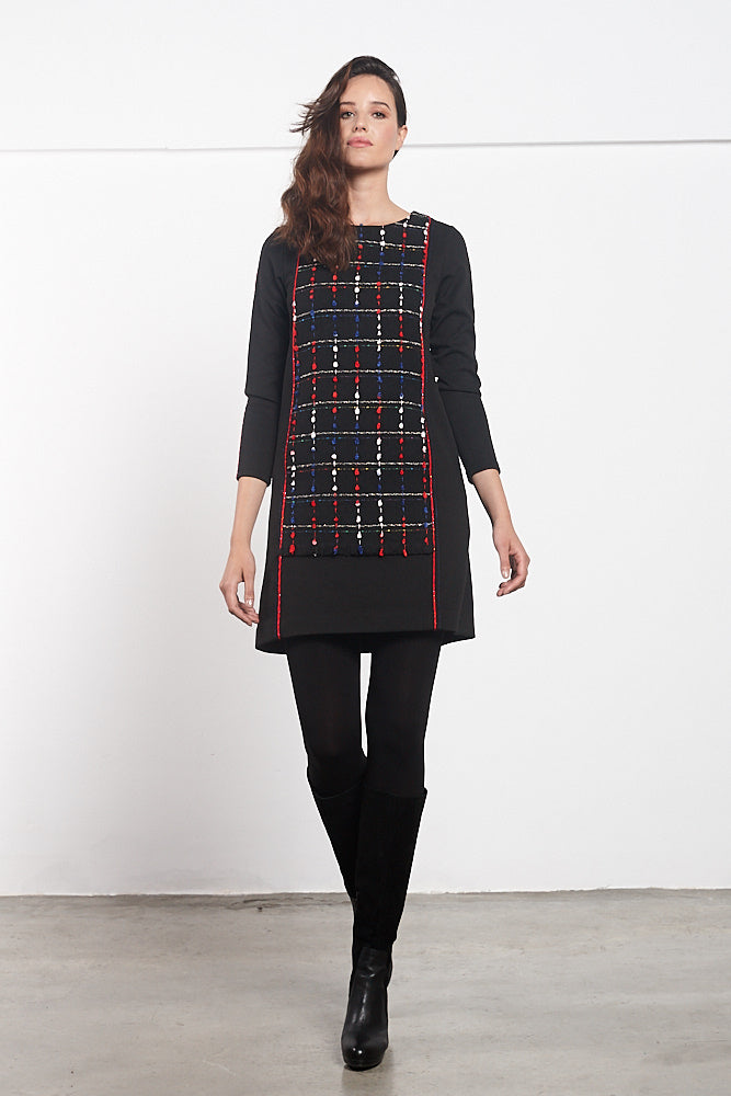 VESTIDO CHEVIOT Multicolor