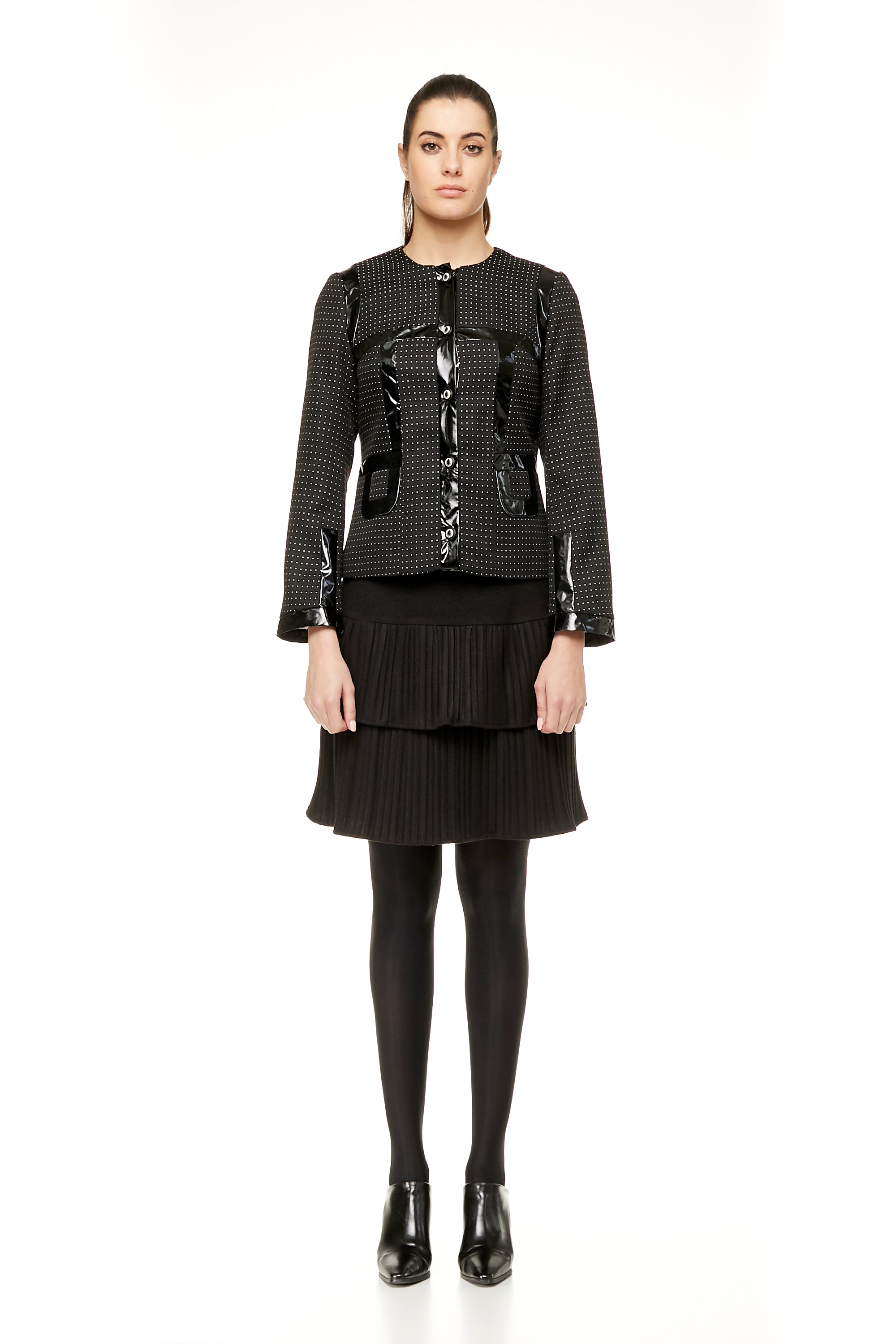 CHAQUETA LIZA DOT Negro