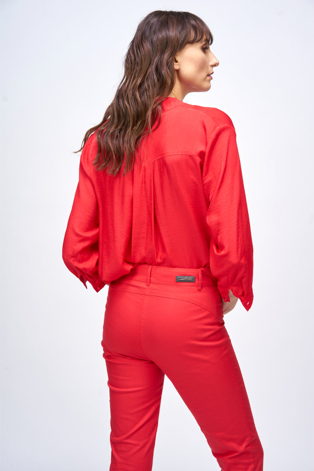PANTALON PITILL CORTES Rojo