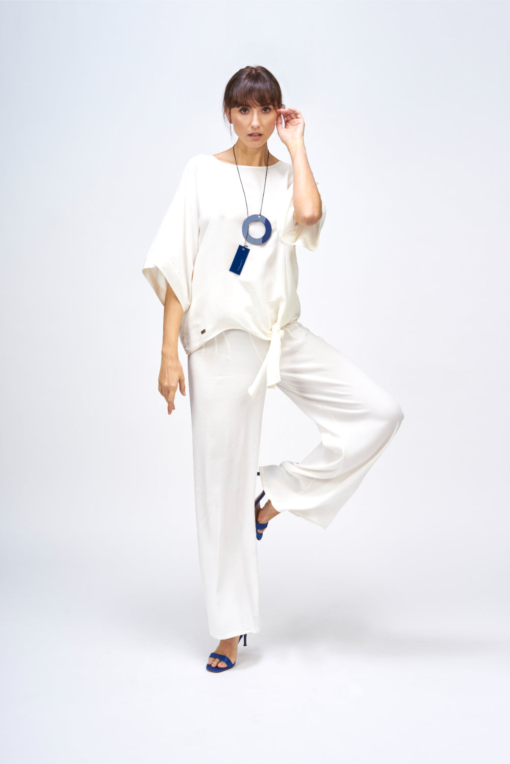 PANTALON PLIEGUES Crudo