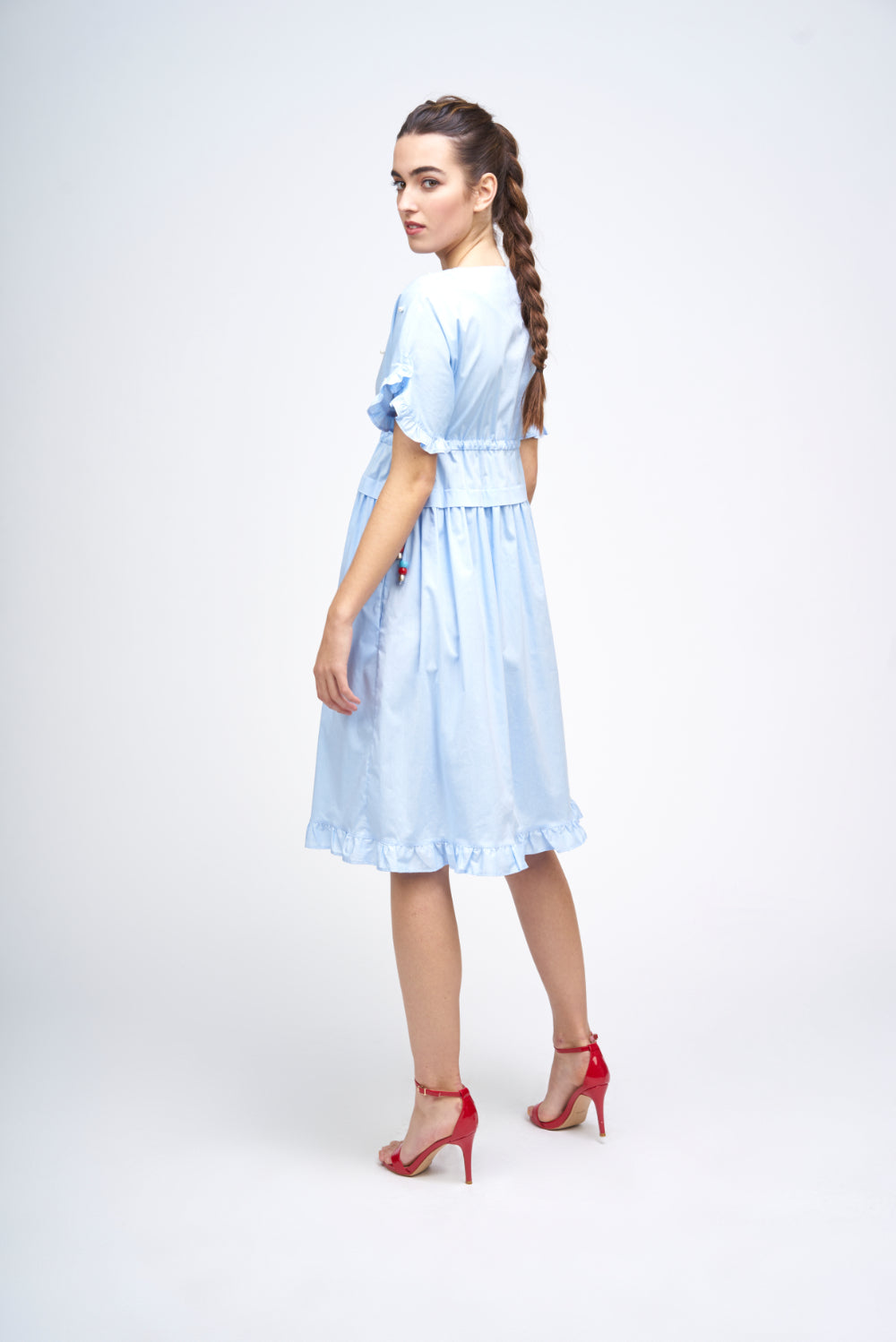 VESTIDO LITTLE COTTON Azul