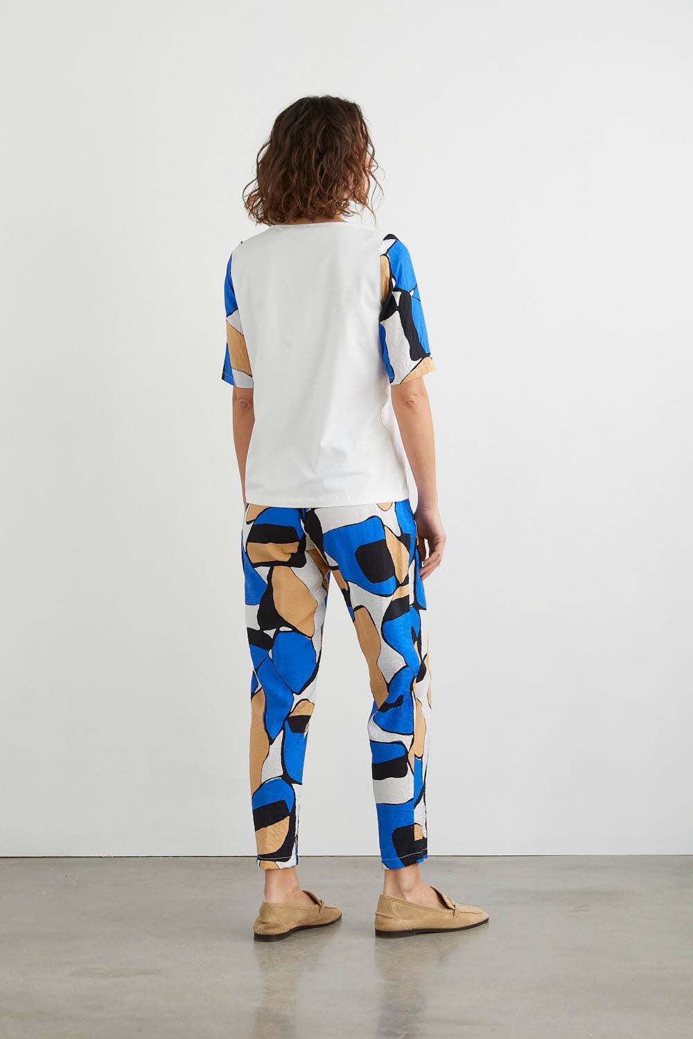 PANTALON GOMAS AGUA Azul