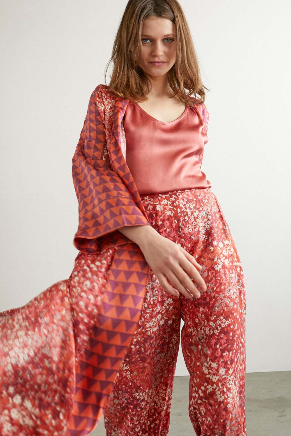 KIMONO GALA TROPIC Naranja