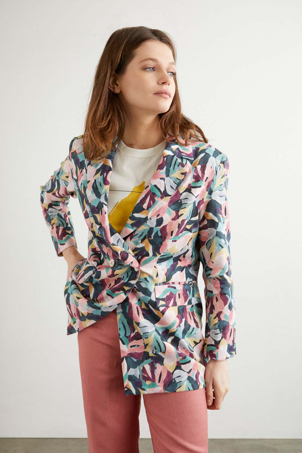 CHAQUETA NADINE TEILA Multicolor