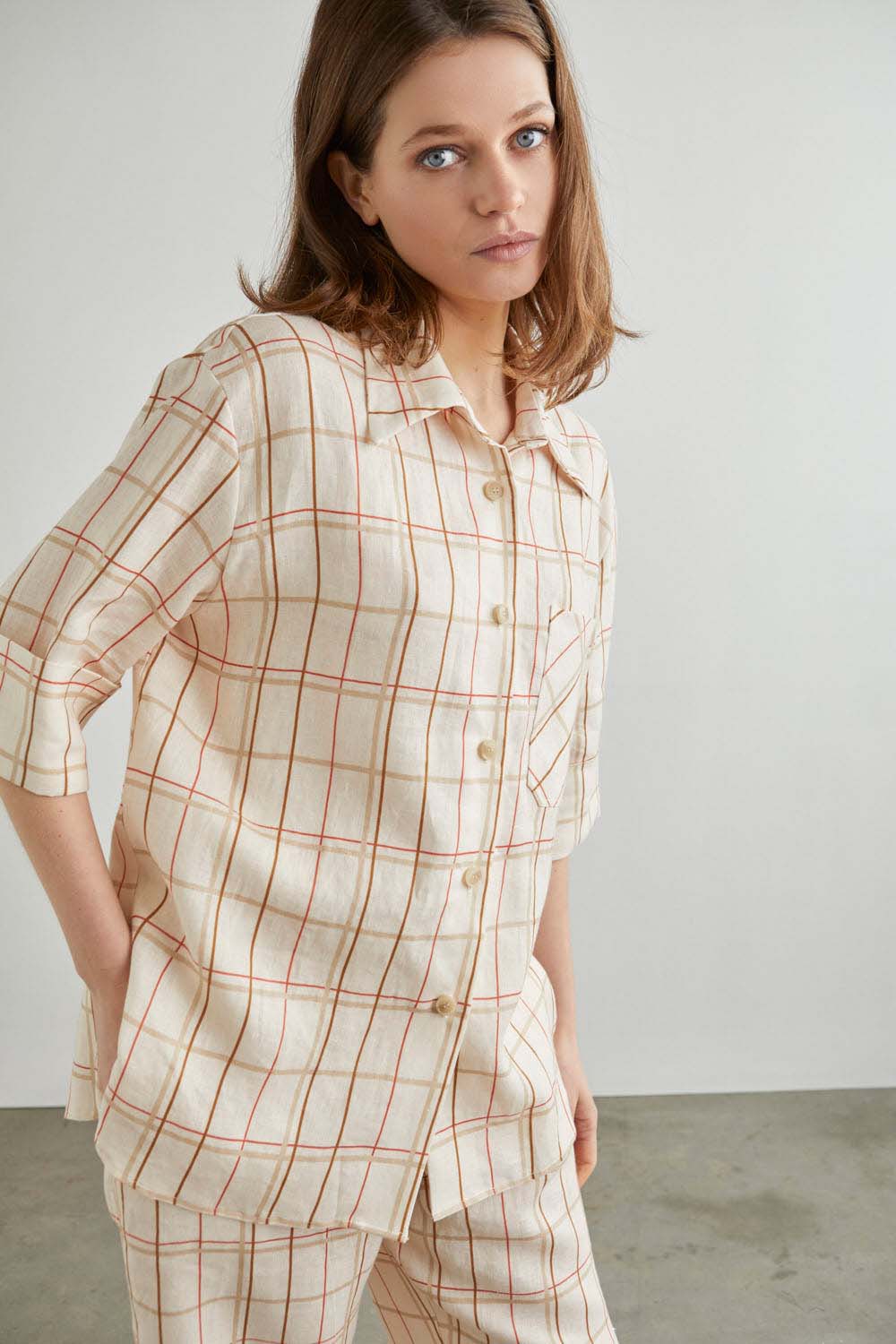 SOBRECAMISA LLANES BEIXA Crudo