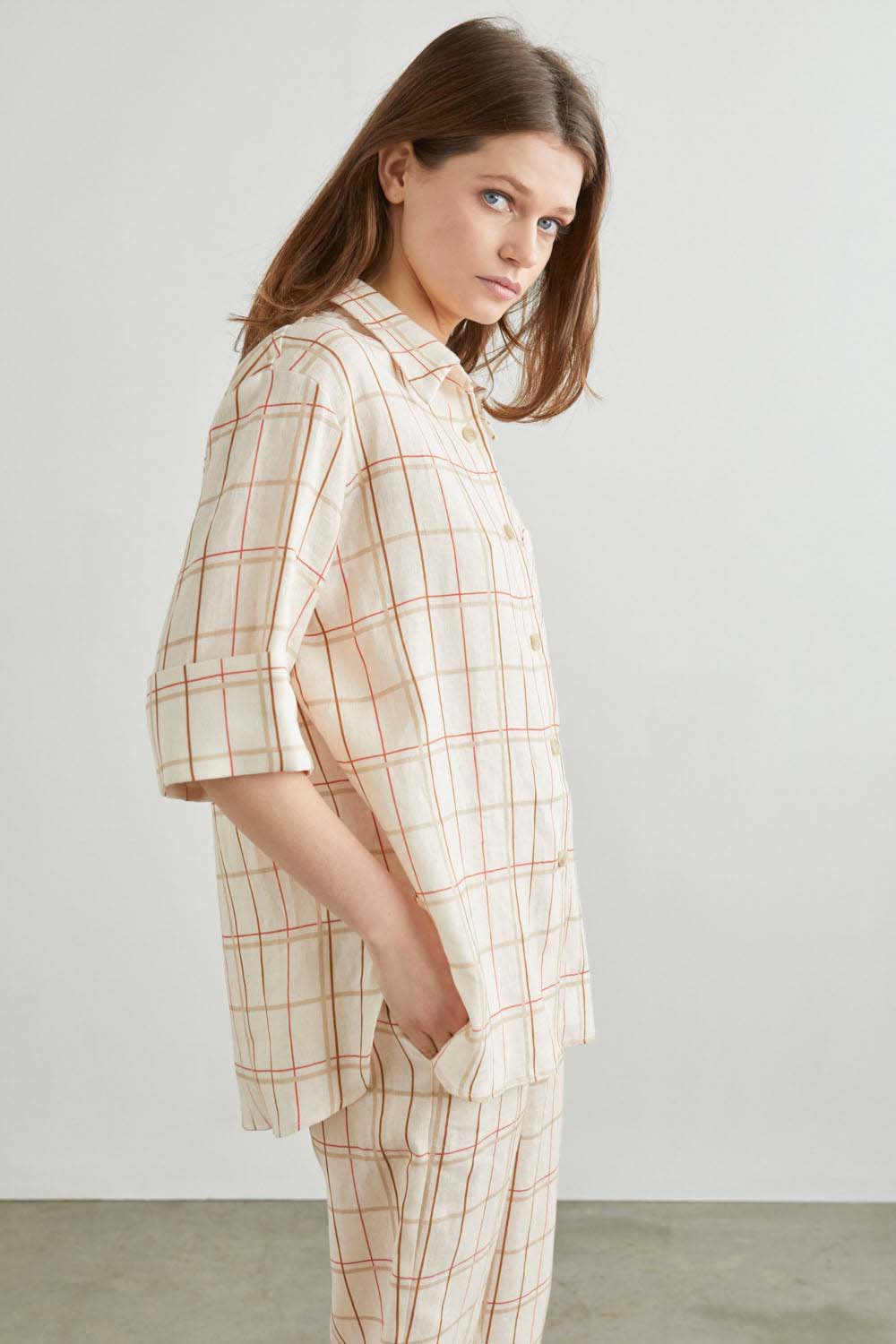 SOBRECAMISA LLANES BEIXA Crudo