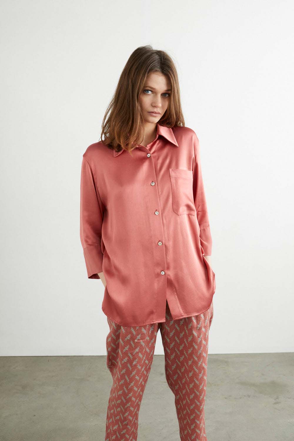 SOBRECAMISA BAKIO SATIN Teja
