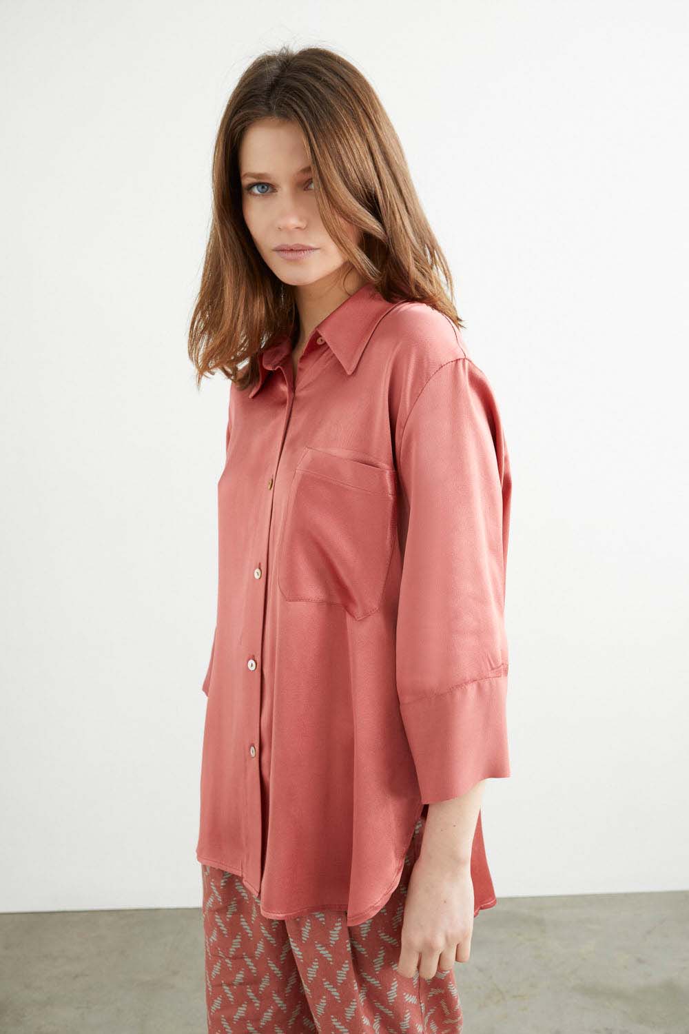 SOBRECAMISA BAKIO SATIN Teja