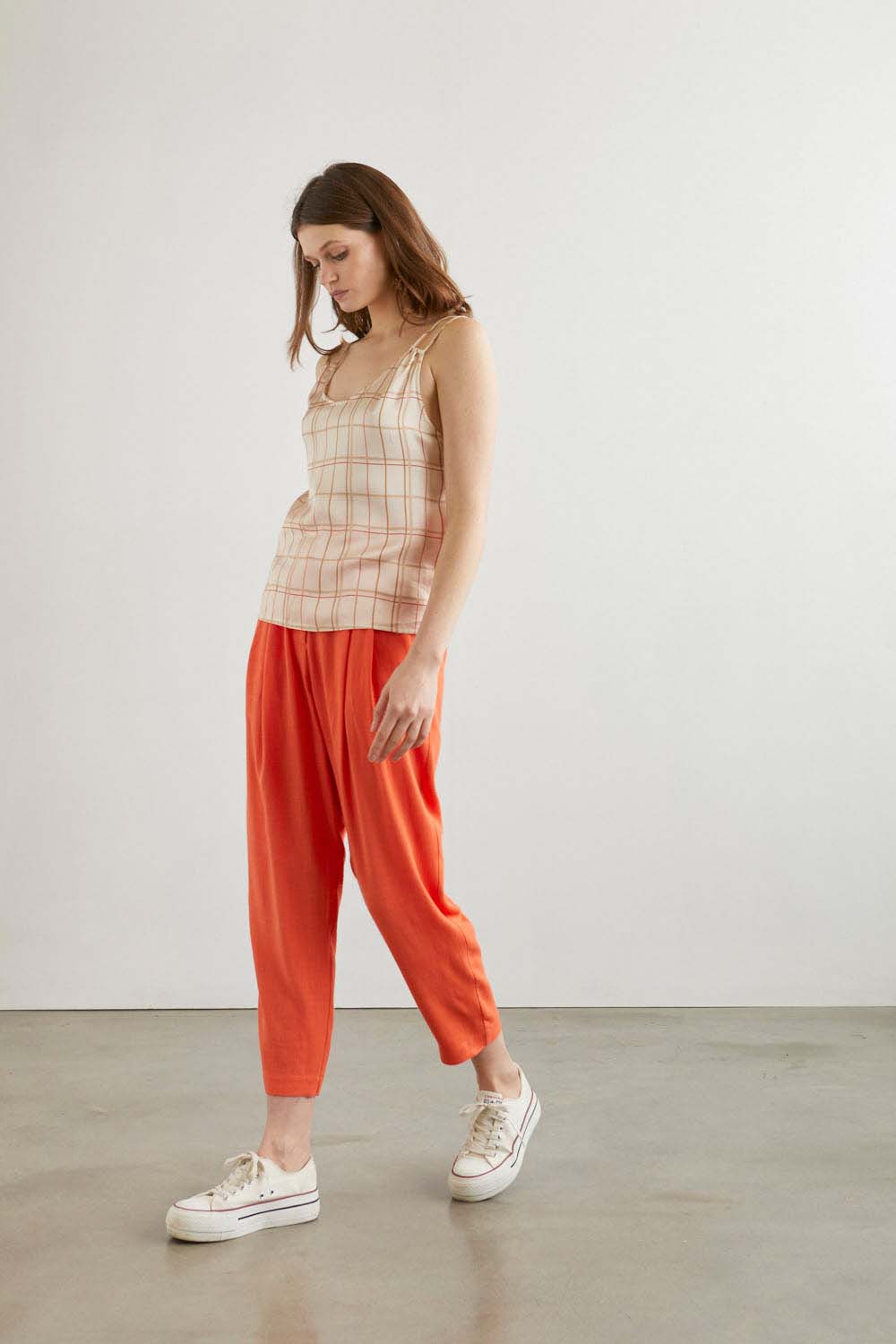 PANTALON IRENE RUSTIC Naranja