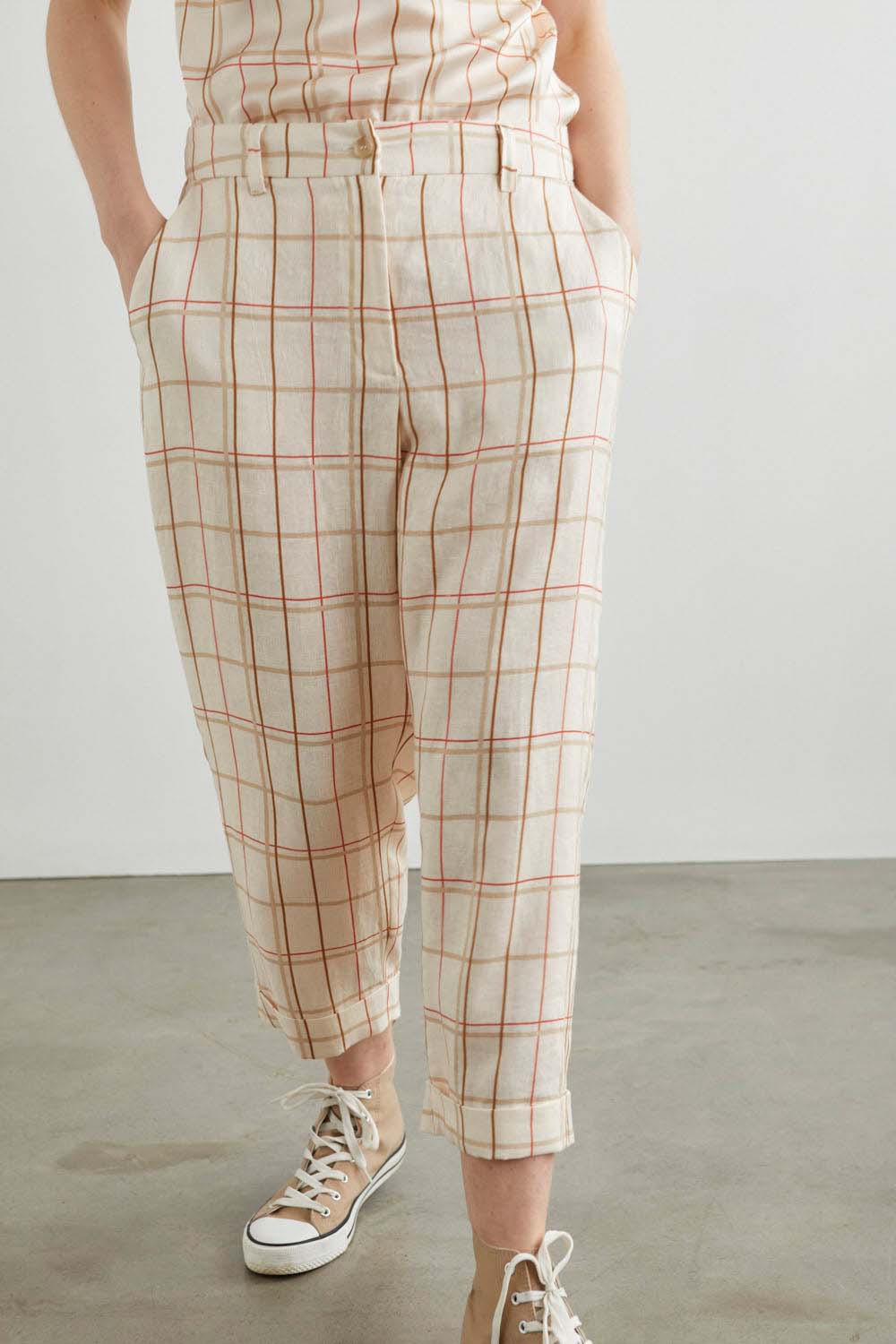 PANTALON COVAS BEIXA Crudo