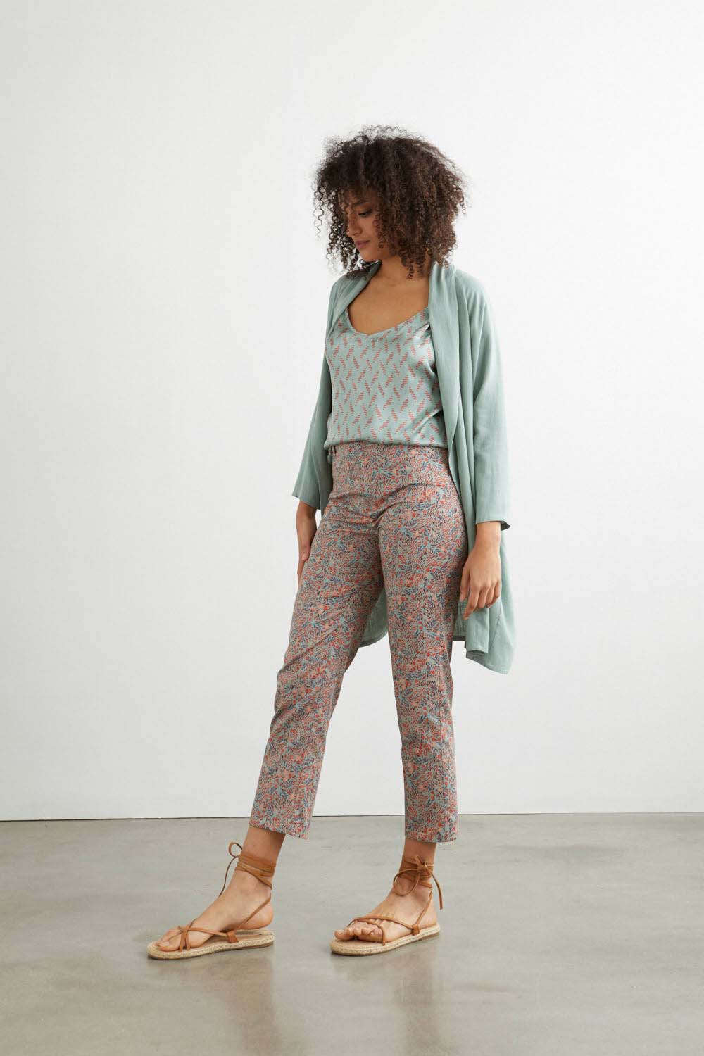 PANTALON HAIZEA TEILA Aguamar