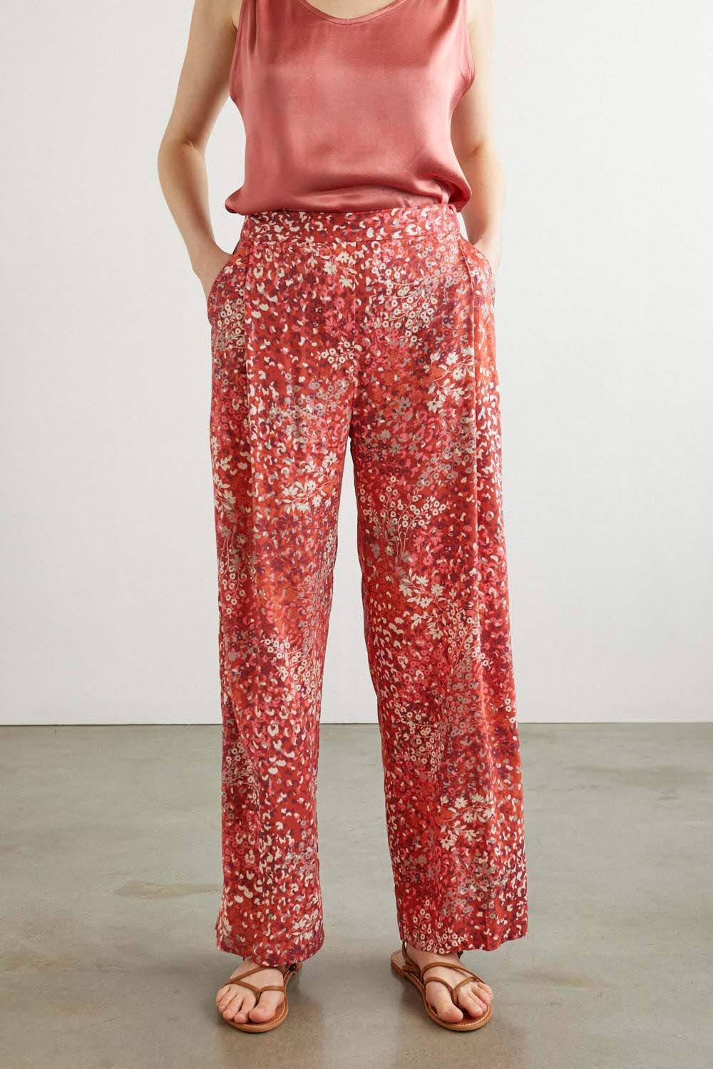 PANTALON ANGLET VISCOSA Naranja