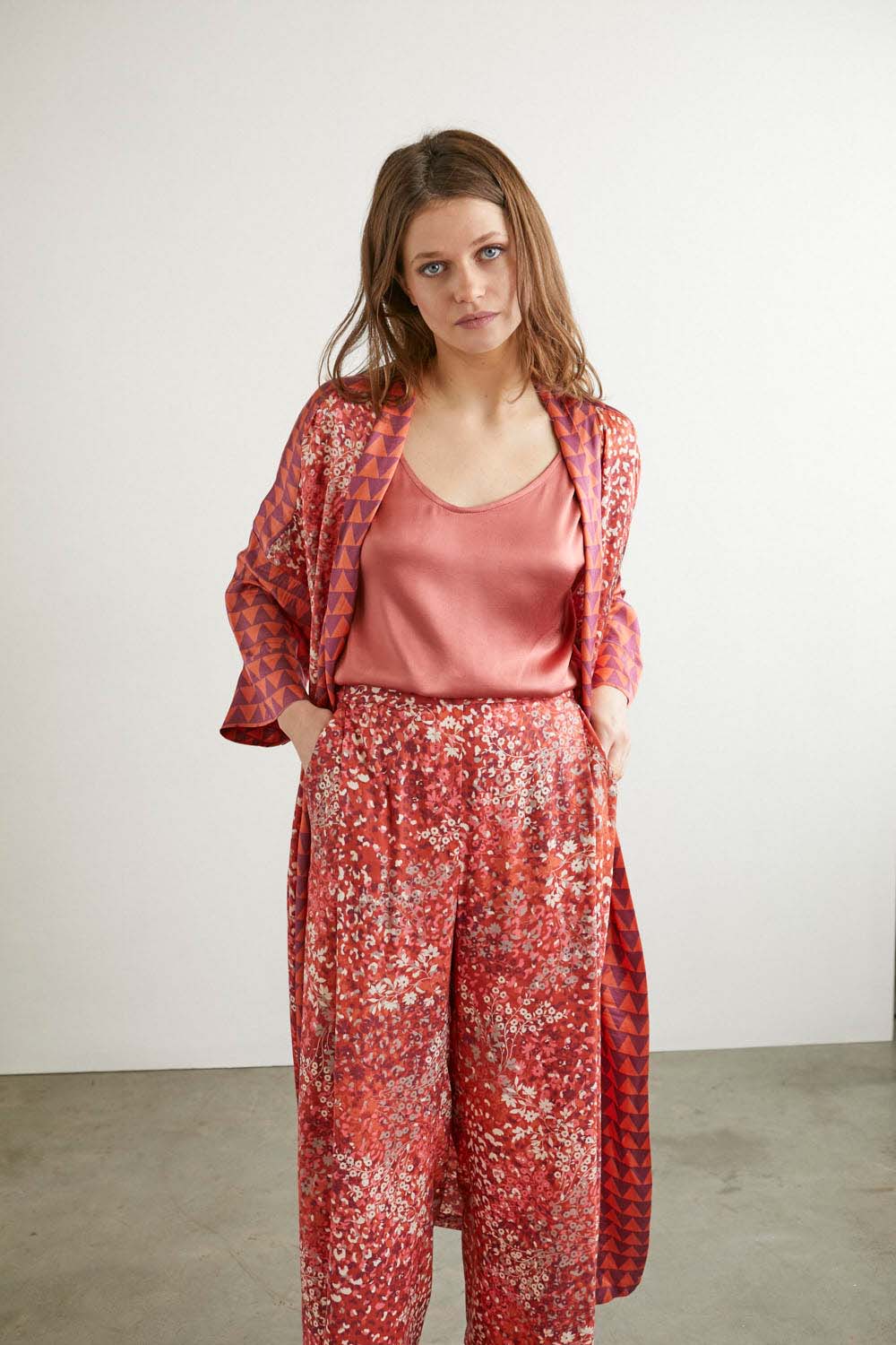 PANTALON ANGLET VISCOSA Naranja