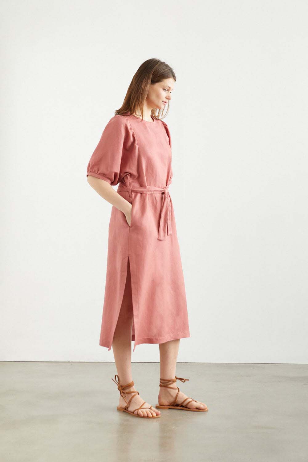 VESTIDO ZUMAIA DISTIRA Teja