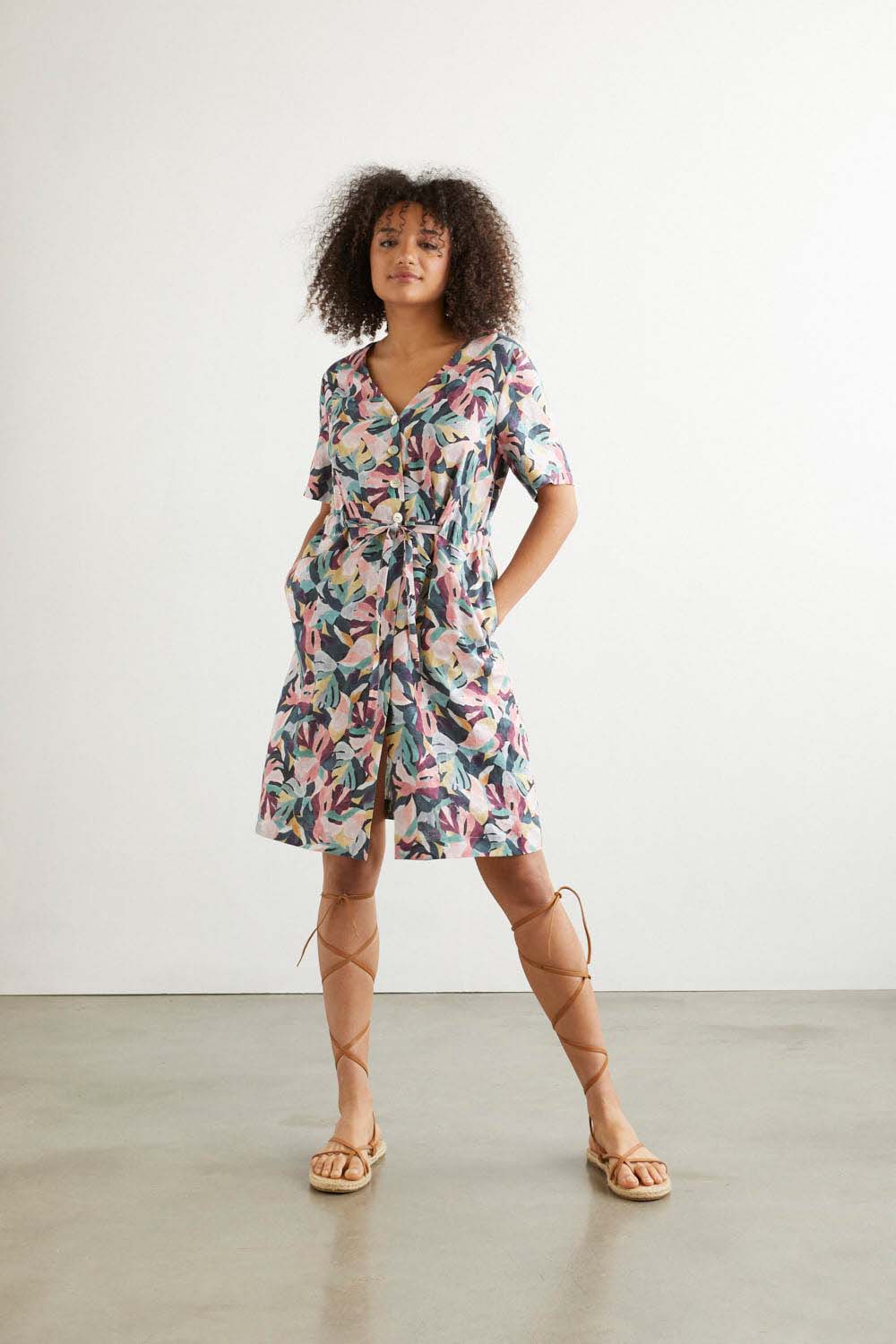 VESTIDO POO TEILA Multicolor