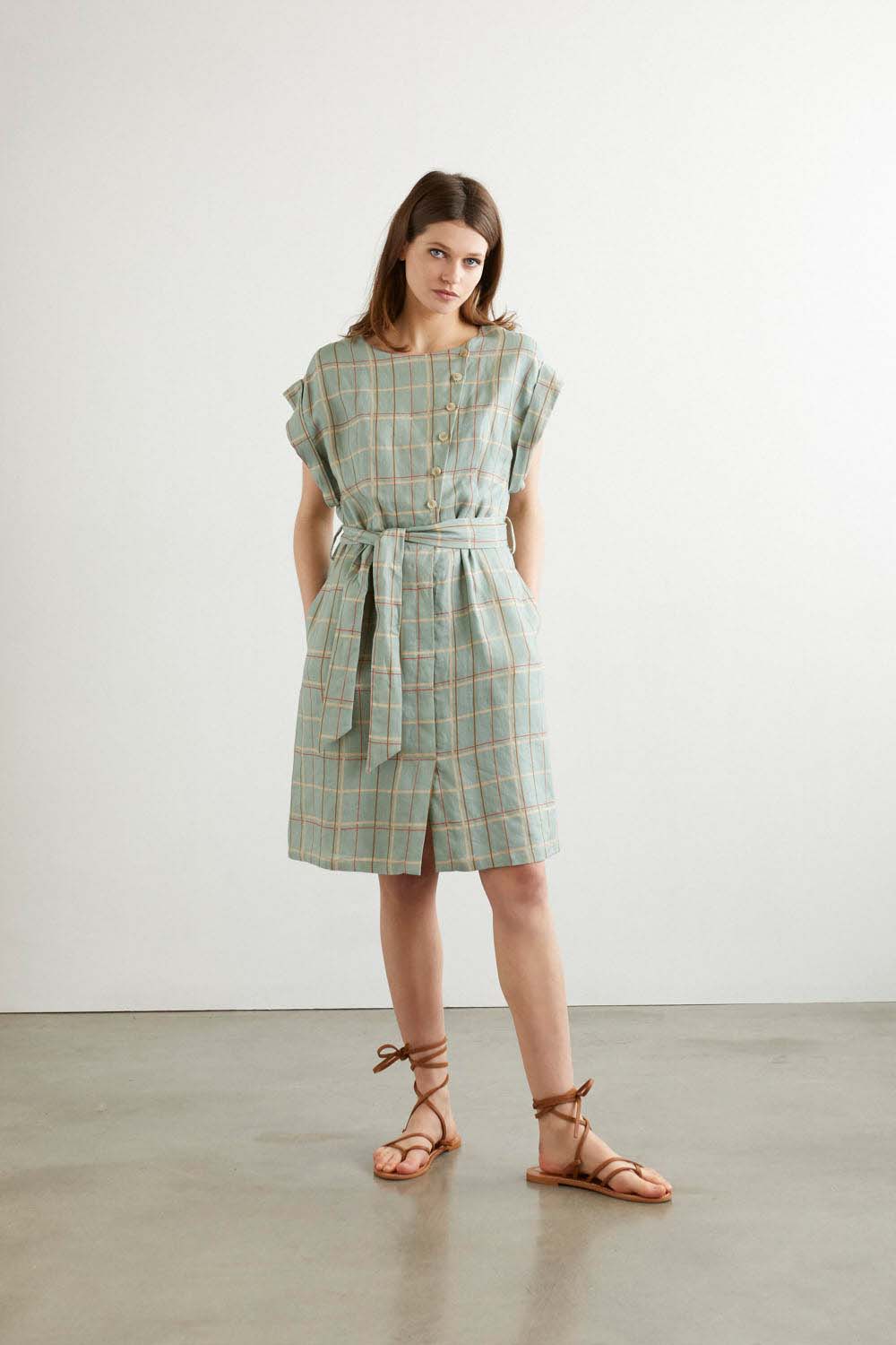 VESTIDO RINLO TEILA Aguamar