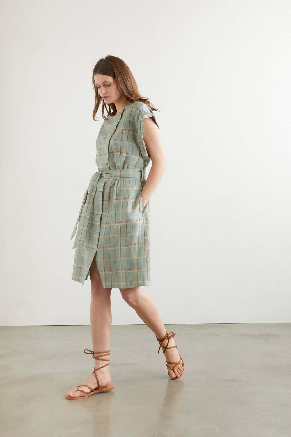 VESTIDO RINLO TEILA Aguamar