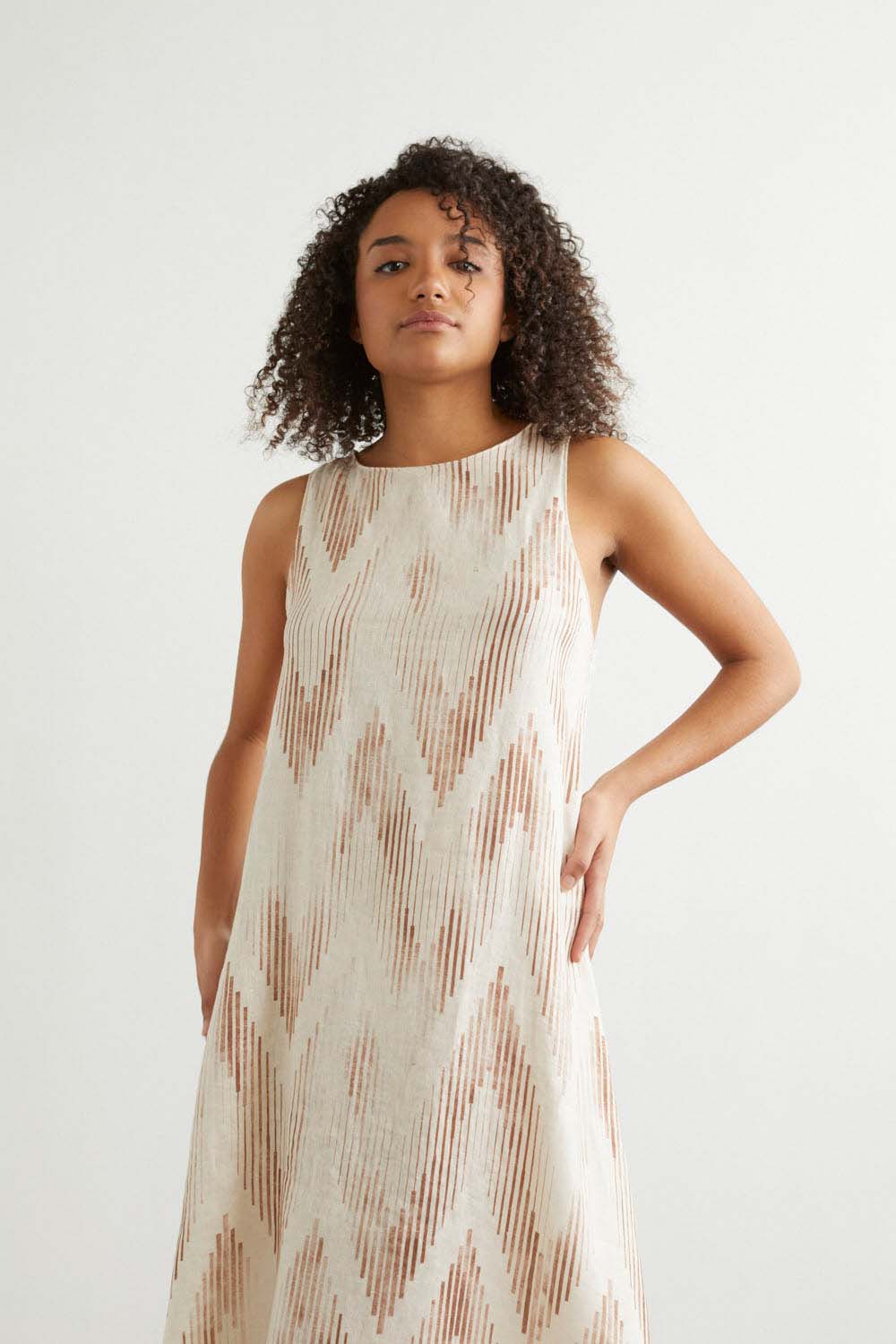 VESTIDO SARAH BEIXA Crudo