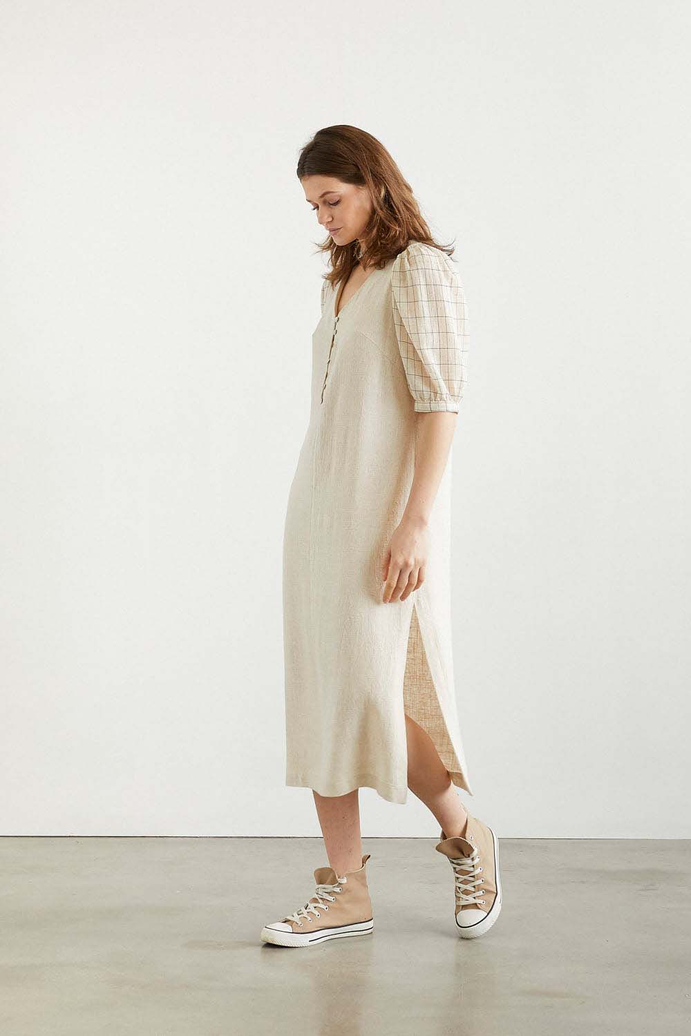 VESTIDO DONOSTI BEIXA Crudo