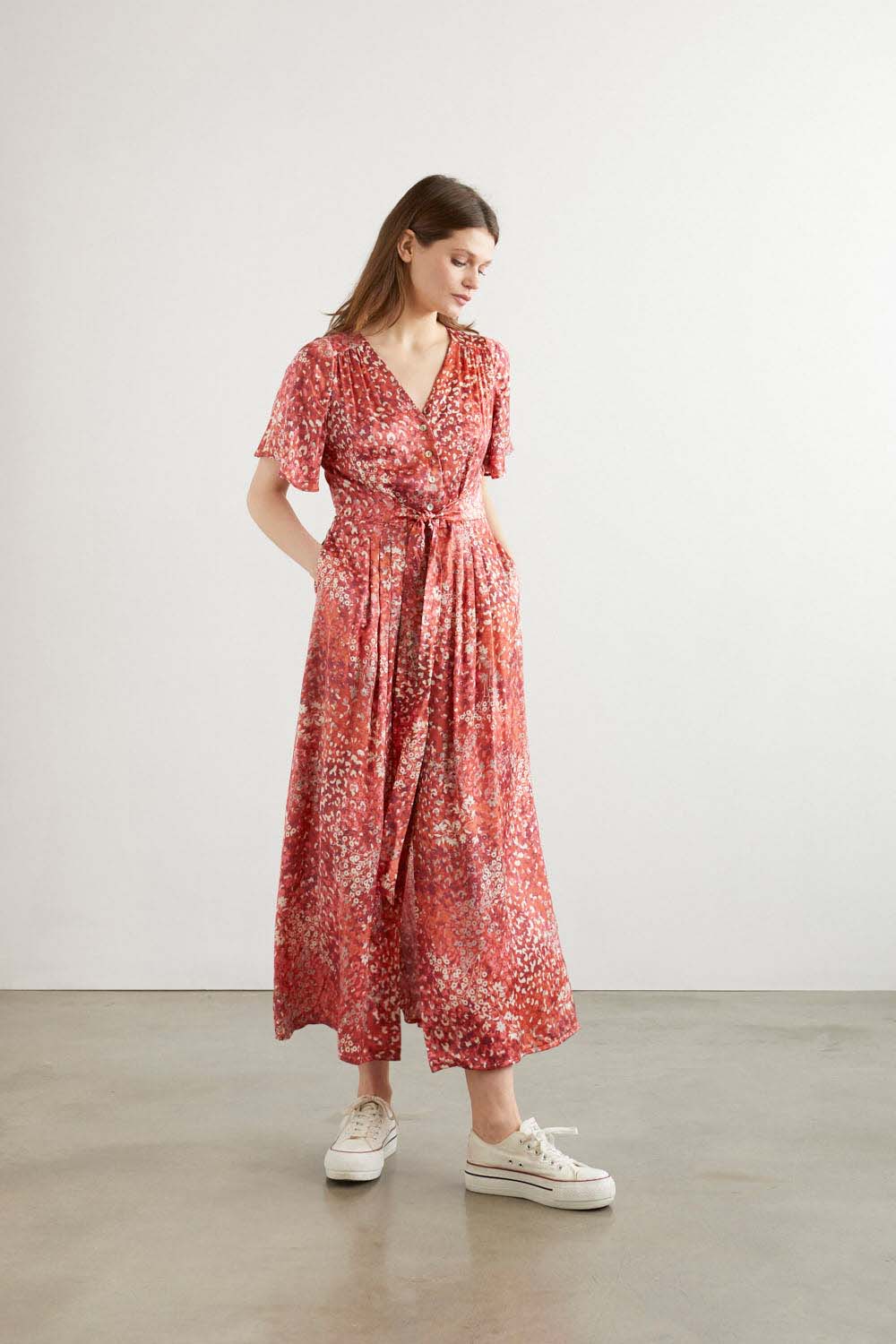 VESTIDO URIA TROPIC Naranja