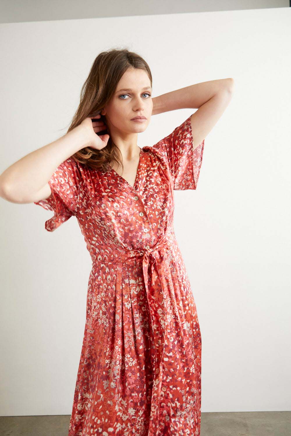 VESTIDO URIA TROPIC Naranja