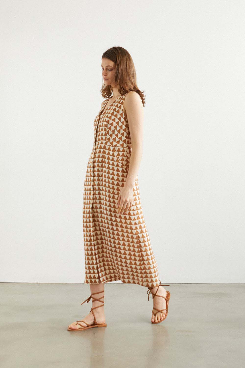 VESTIDO FRIDA BEIXA Camel