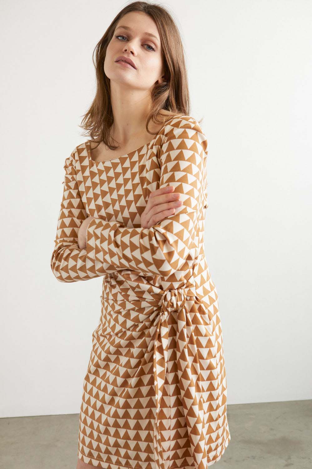 VESTIDO MARIE BEIXA Camel