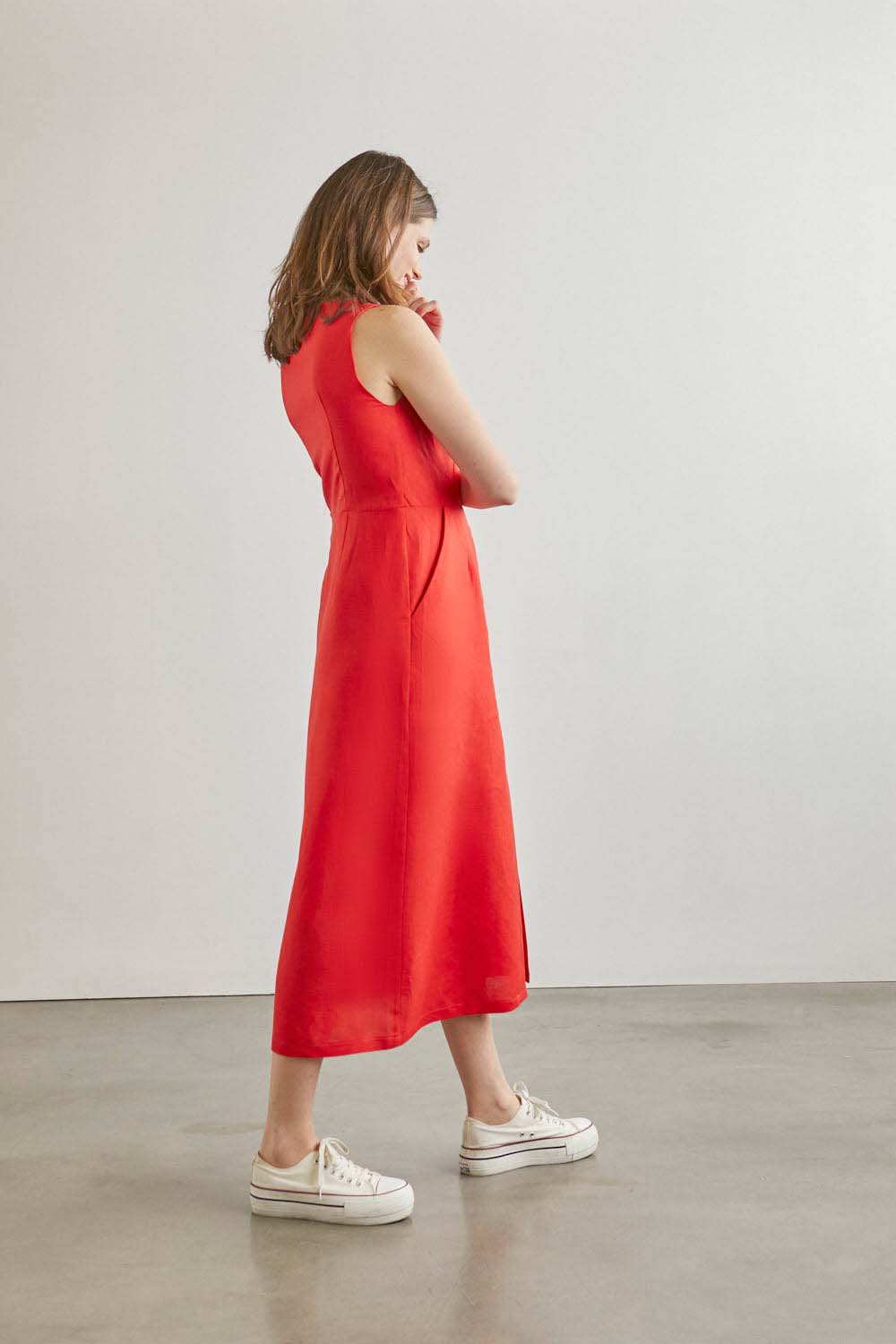 VESTIDO FRIDA DISTIRA Rojo