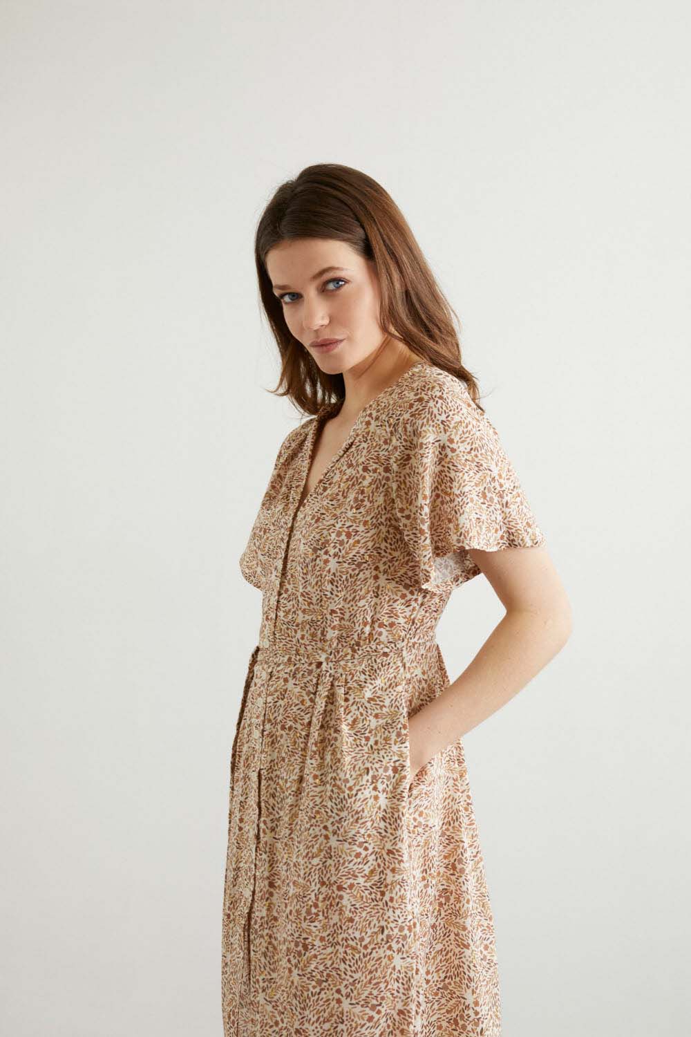 VESTIDO GETARIA BEIXA Camel