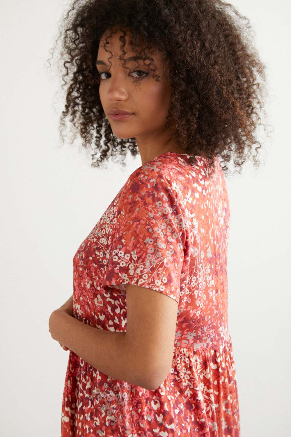 VESTIDO HUARTE TROPIC Naranja