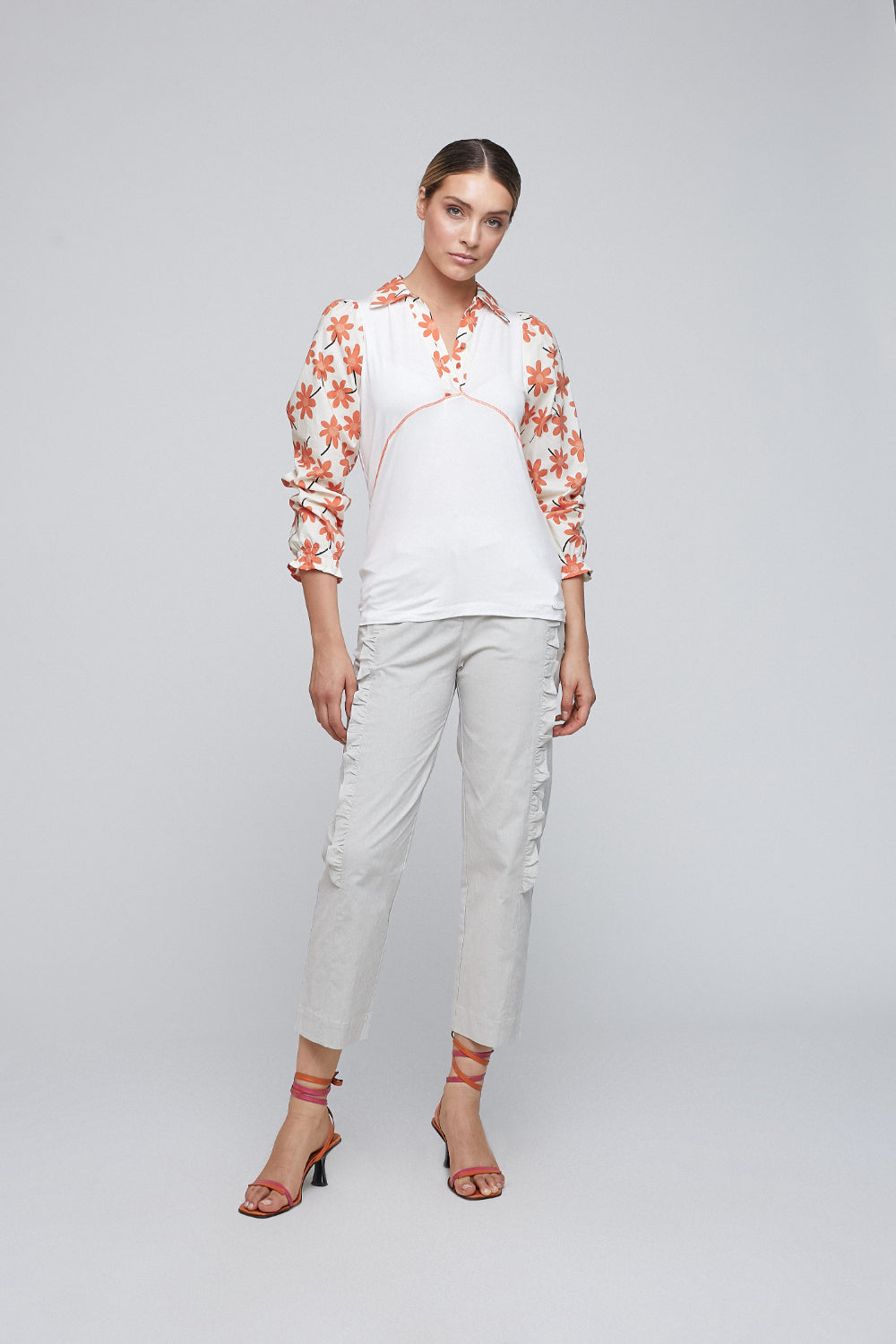 Blusa Caléndula Naranja