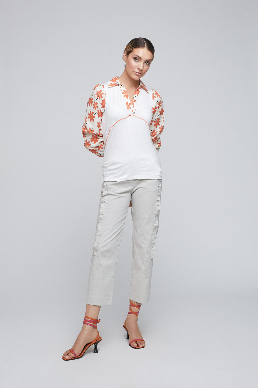 Blusa Caléndula Naranja