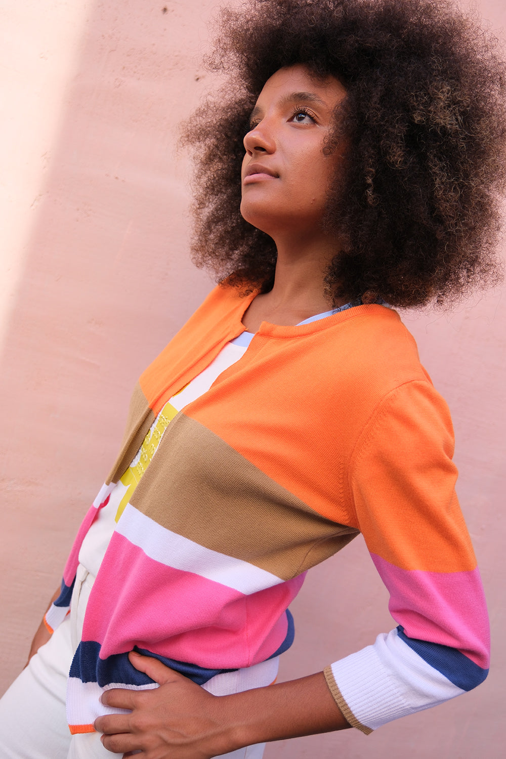 Chaqueta Tricot Balsam Fucsia