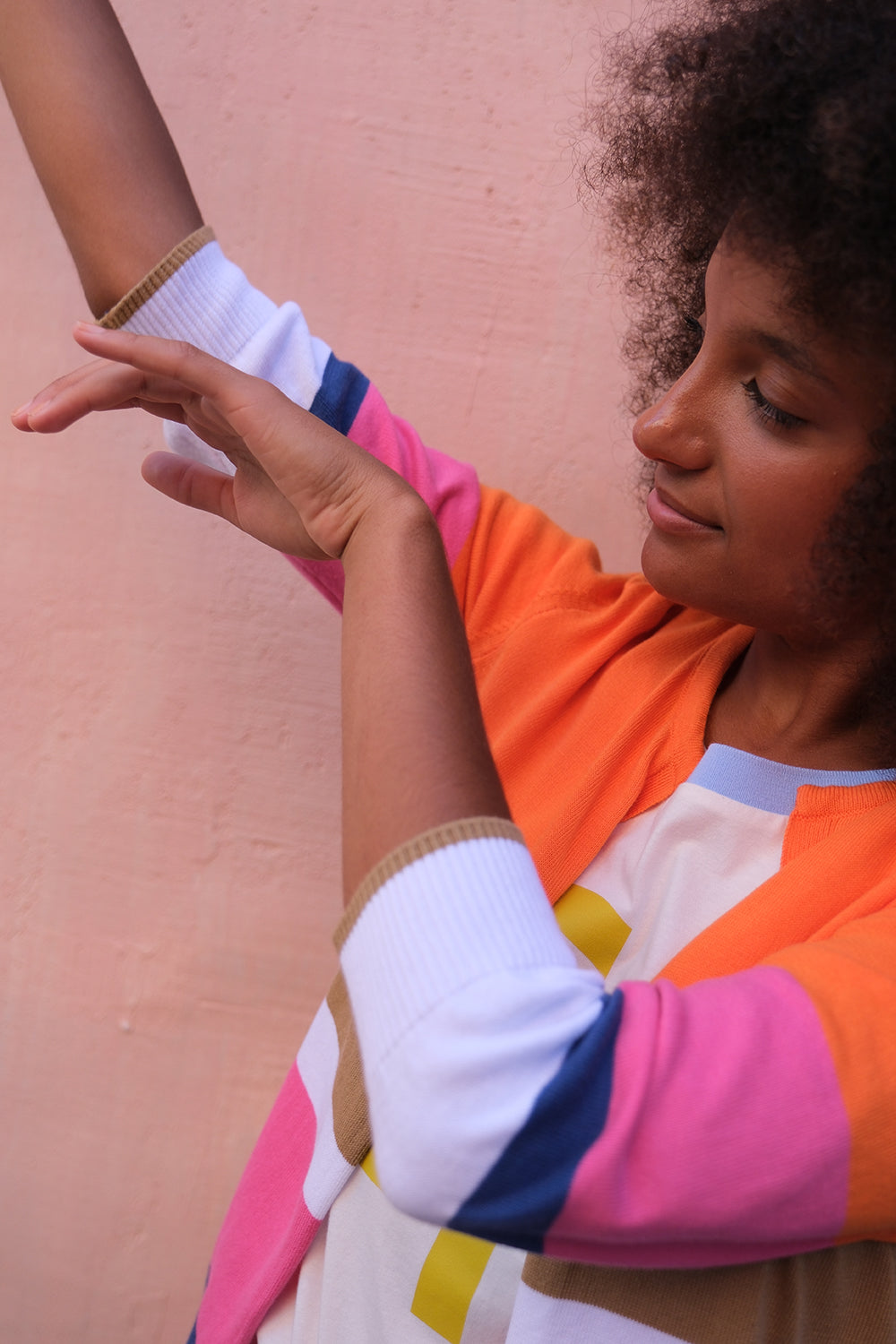 Chaqueta Tricot Tulip Naranja
